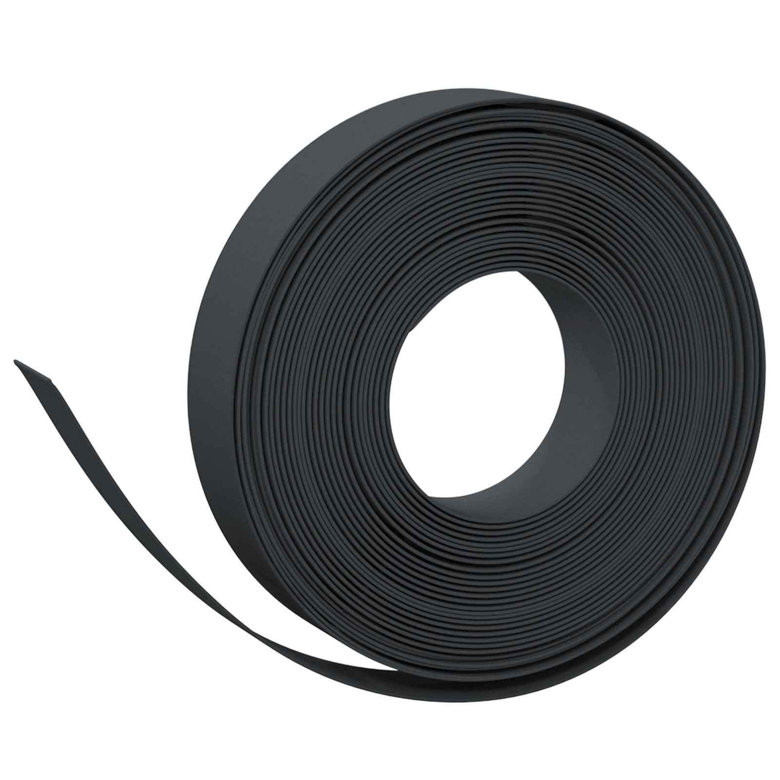 Gartenumrandung 25 m 10 cm PE Schwarz