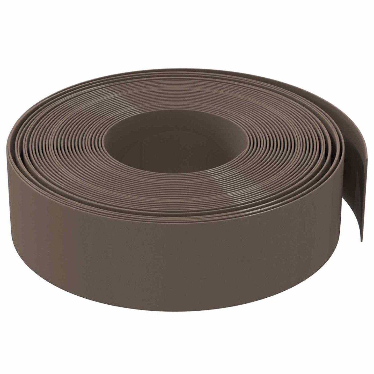 Gartenumrandung 25 m 15 cm PE Braun