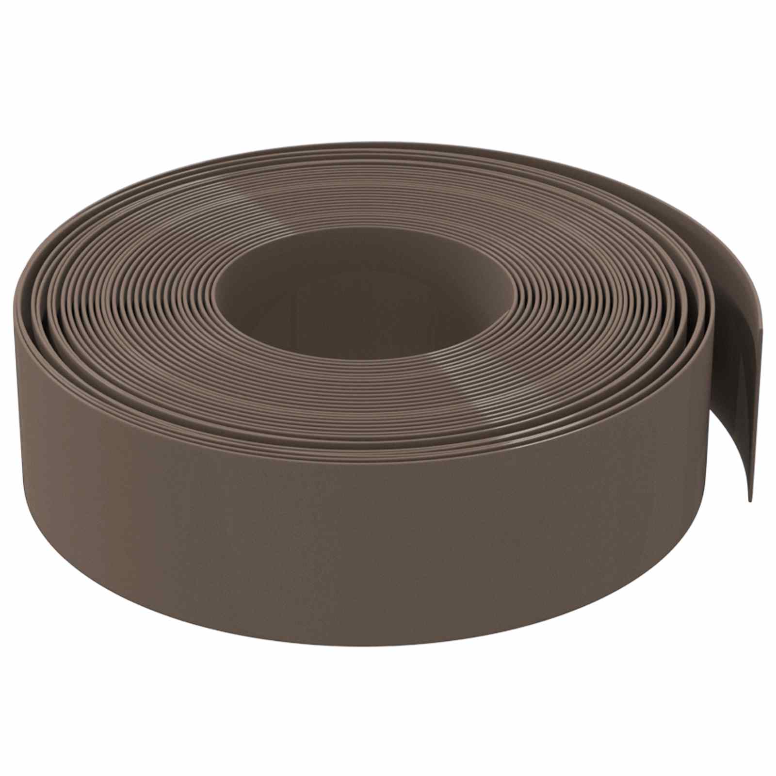 Gartenumrandung 25 m 15 cm PE Braun
