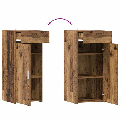 Aufbewahrungsschrank Altholz 40 x 42,5 x 93 cm Holzwerkstoff