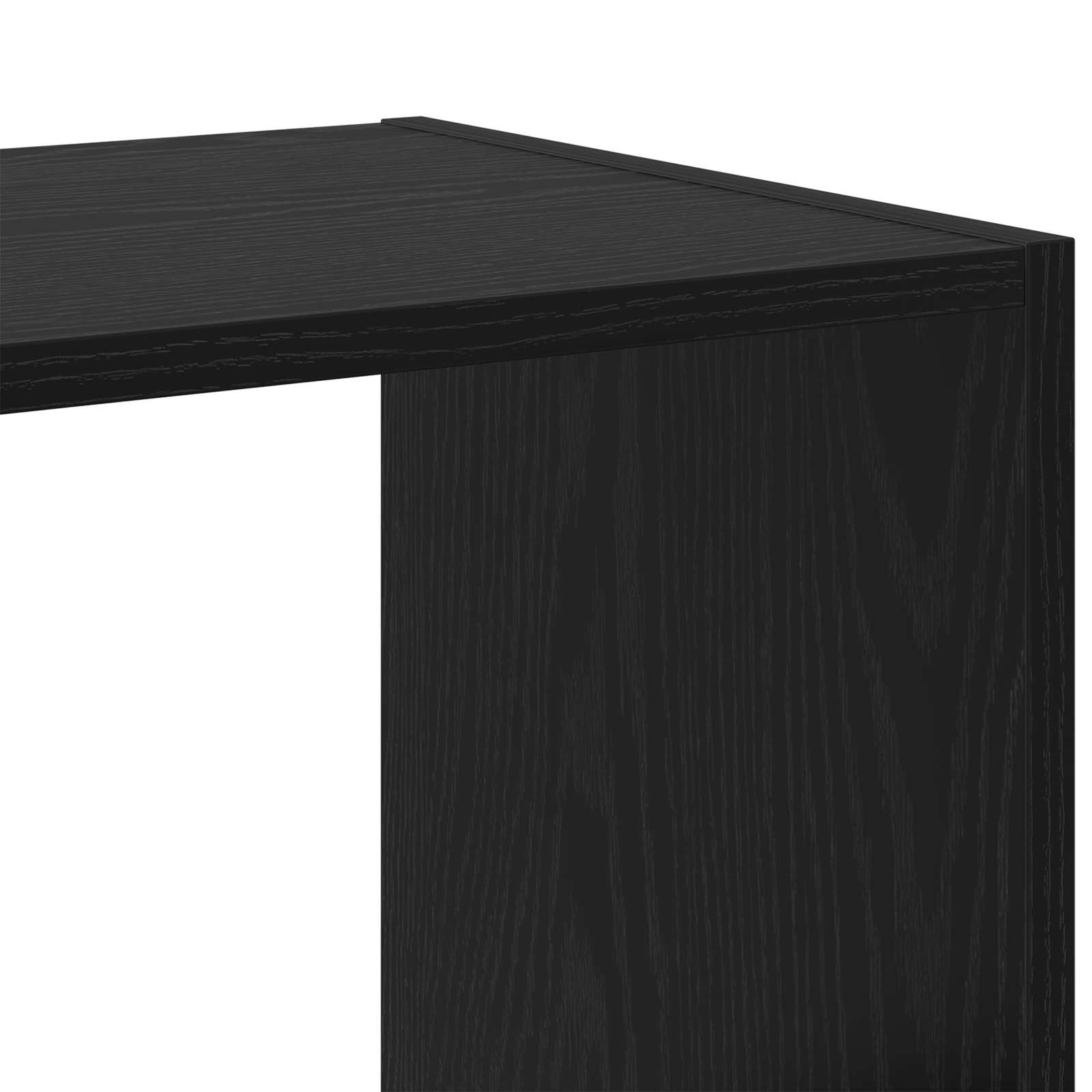 Bücherregal Schwarze Eiche 102 x 32 x 102 cm
