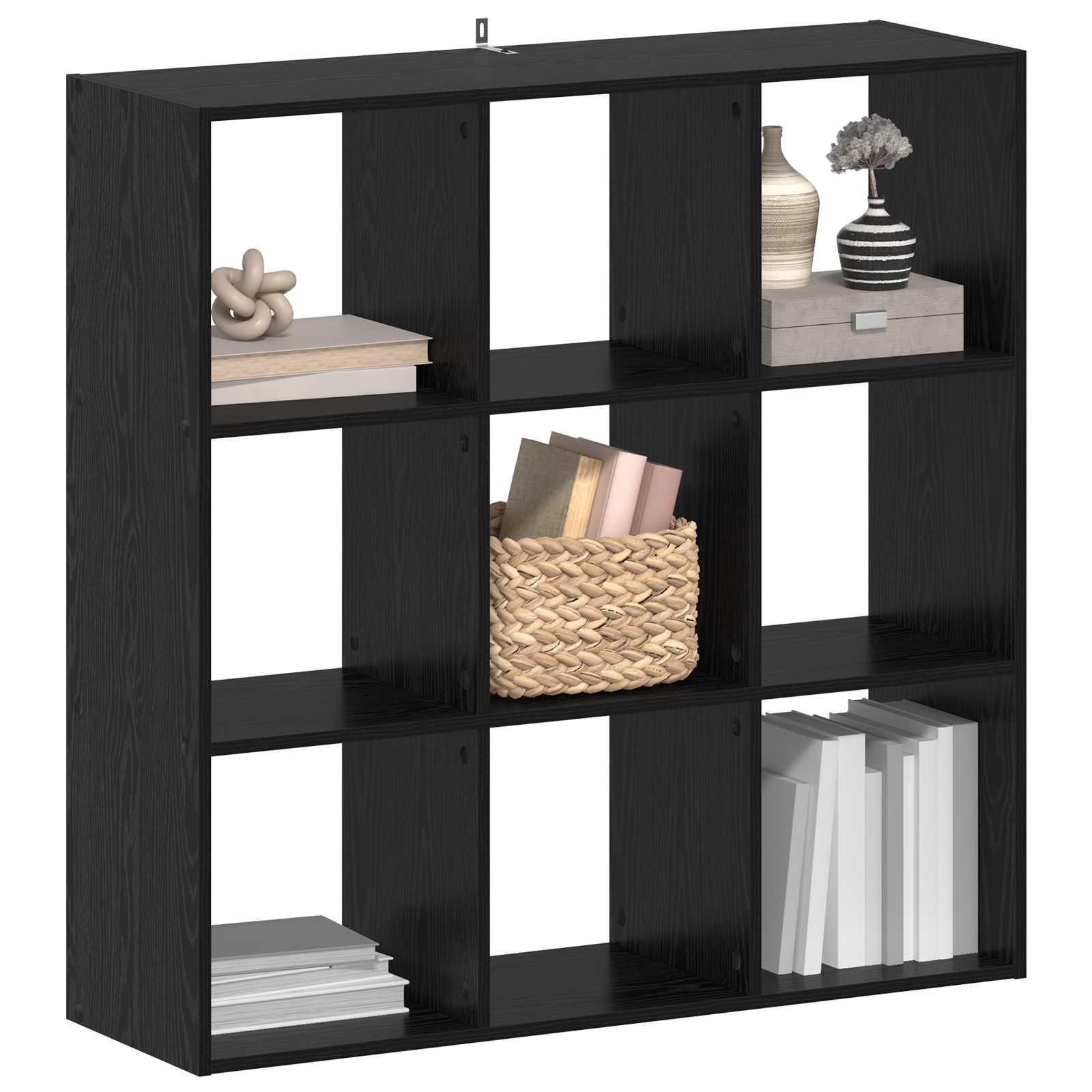 Bücherregal Schwarze Eiche 102 x 32 x 102 cm