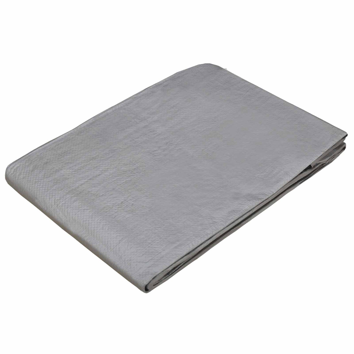 Plane mit Ösen Hellgrau 2 x 3 m 90 gsm PE
