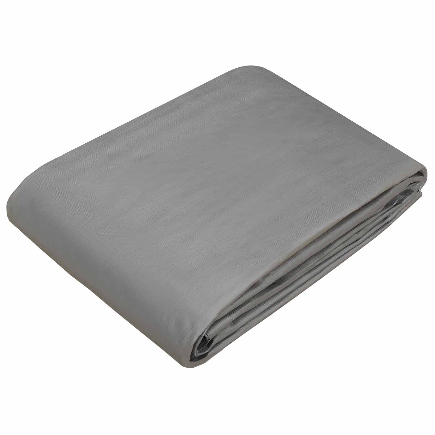 Plane mit Ösen Hellgrau 3 x 4 m 260 gsm PE