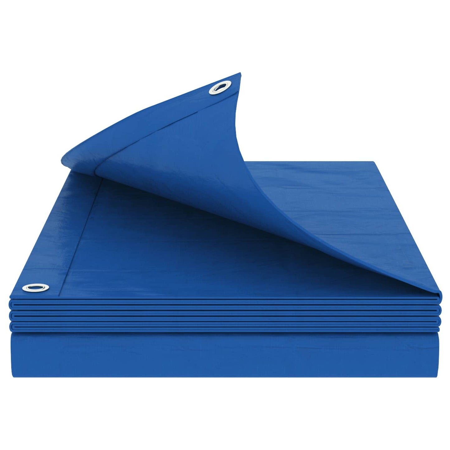 Plane mit Ösen Blau 6 x 6 m 260 g / m² PE