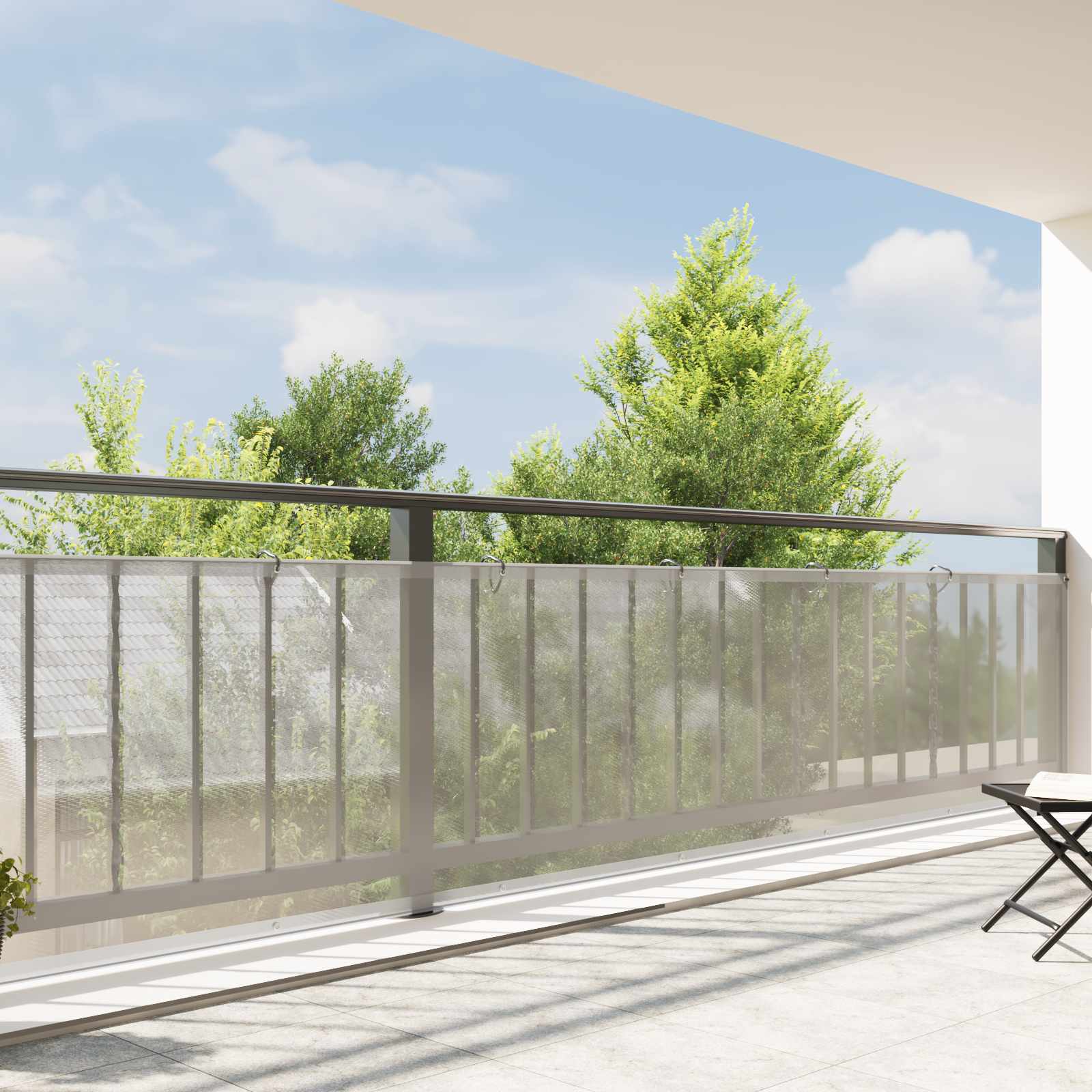 Abdeckplane 140 gsm Transparent 10 x 1,5 m PE