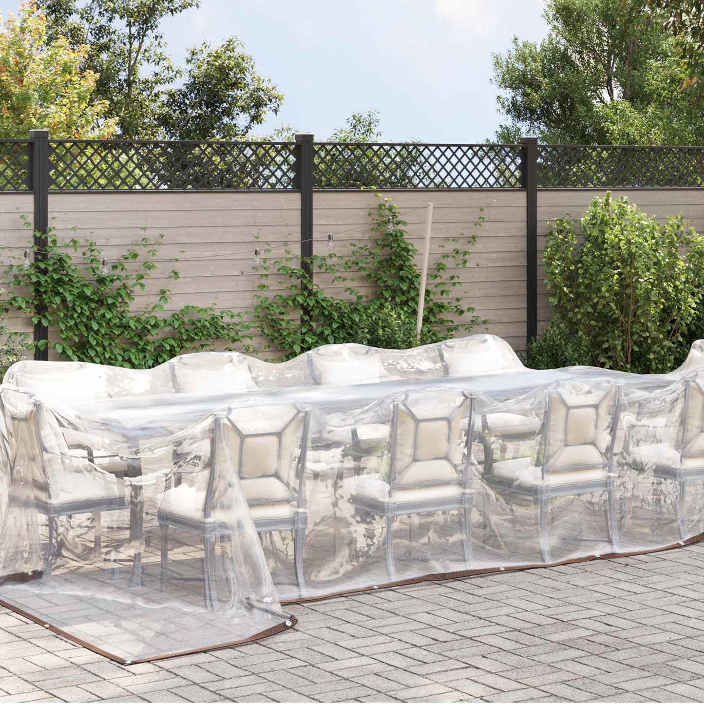 Planen Transparent 7 x 4 m PE