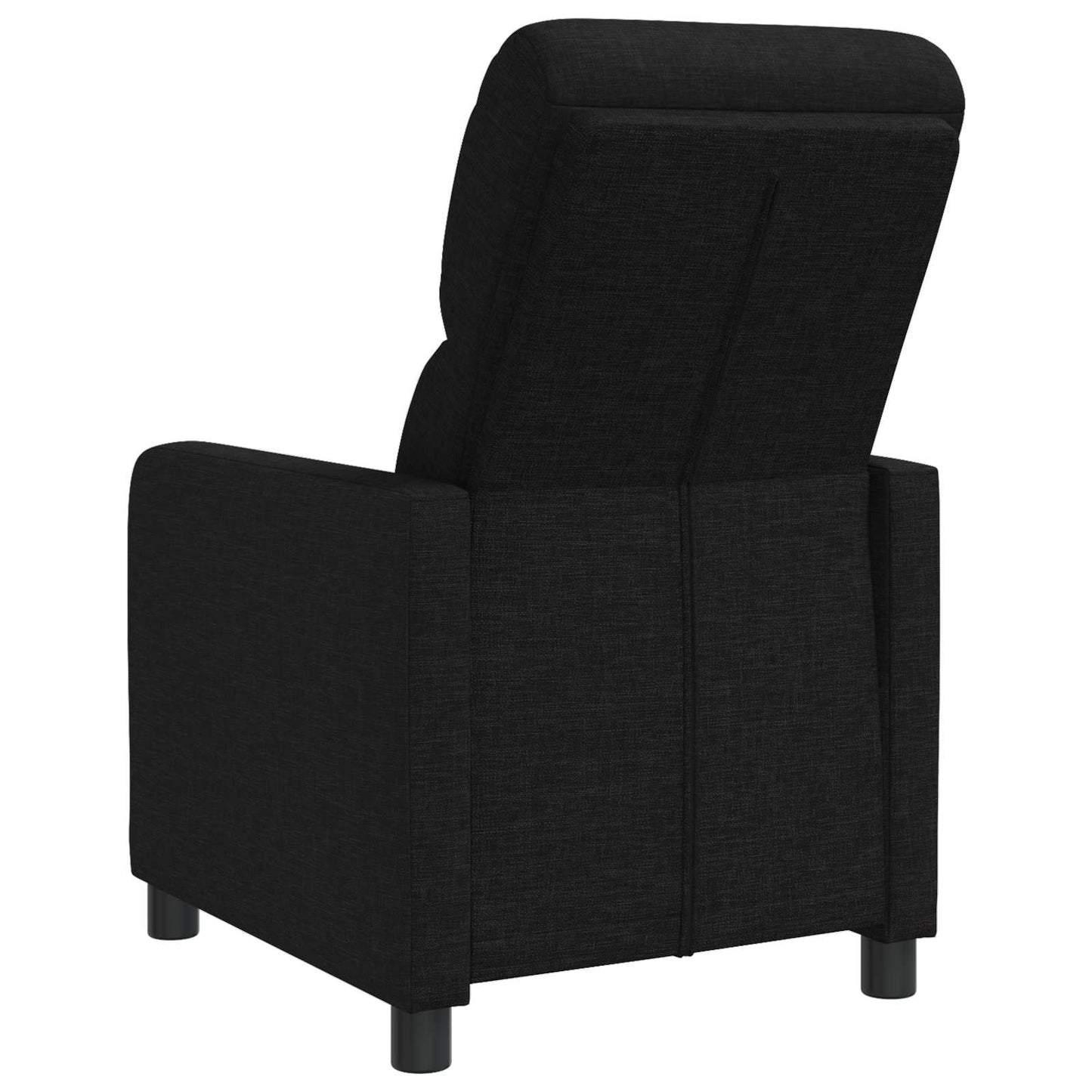 Liegesessel Schwarz Stoff