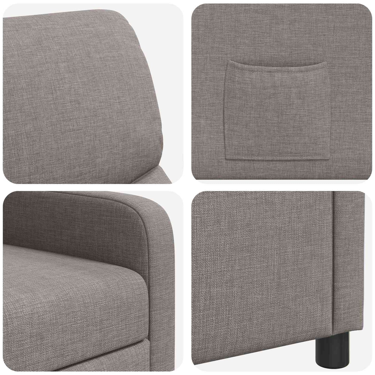 Liegesessel Taupe