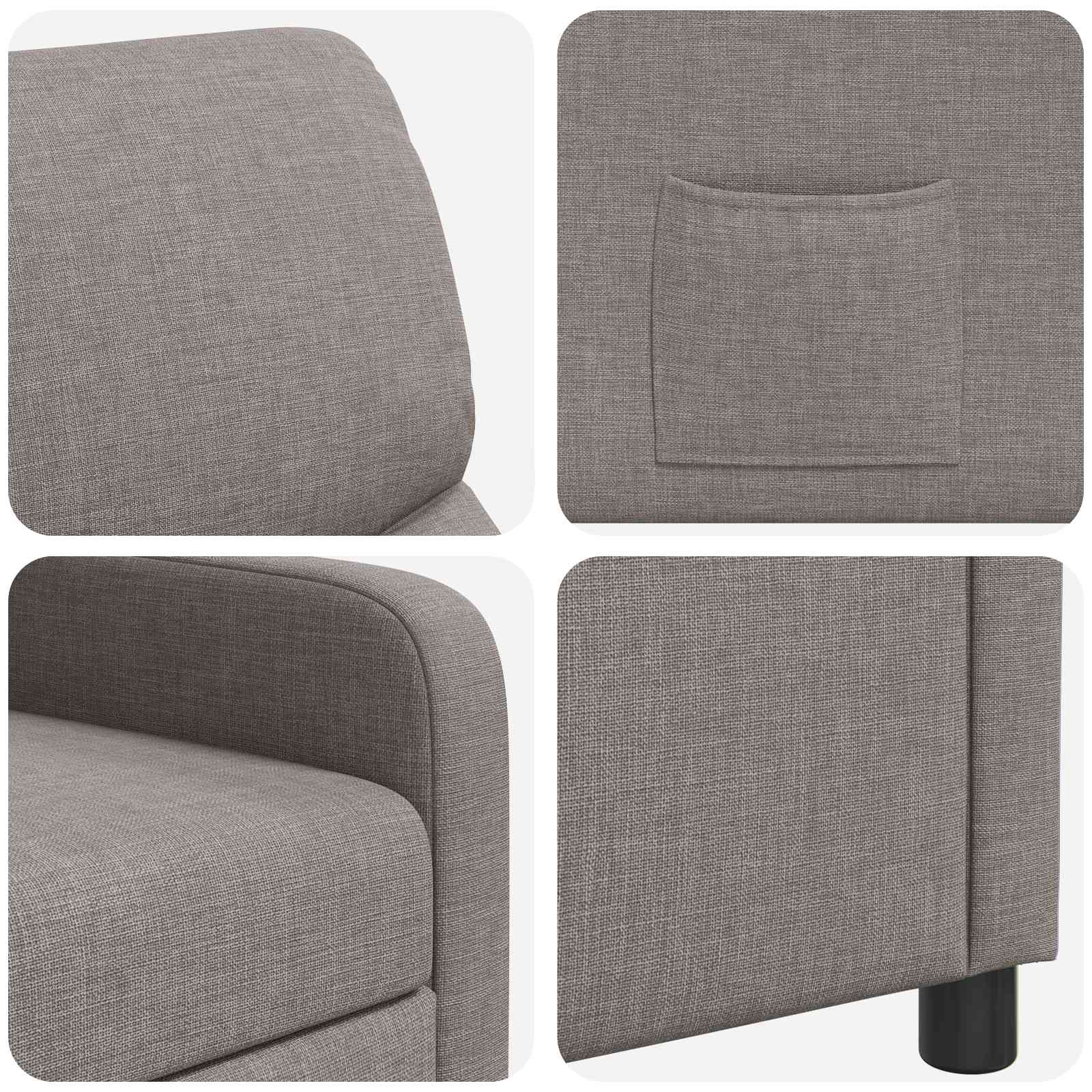 Liegesessel Taupe