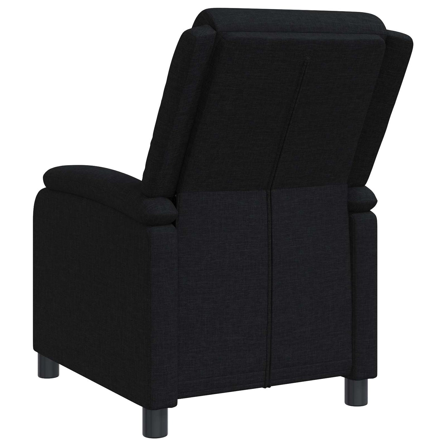 Liegesessel Schwarz Stoff