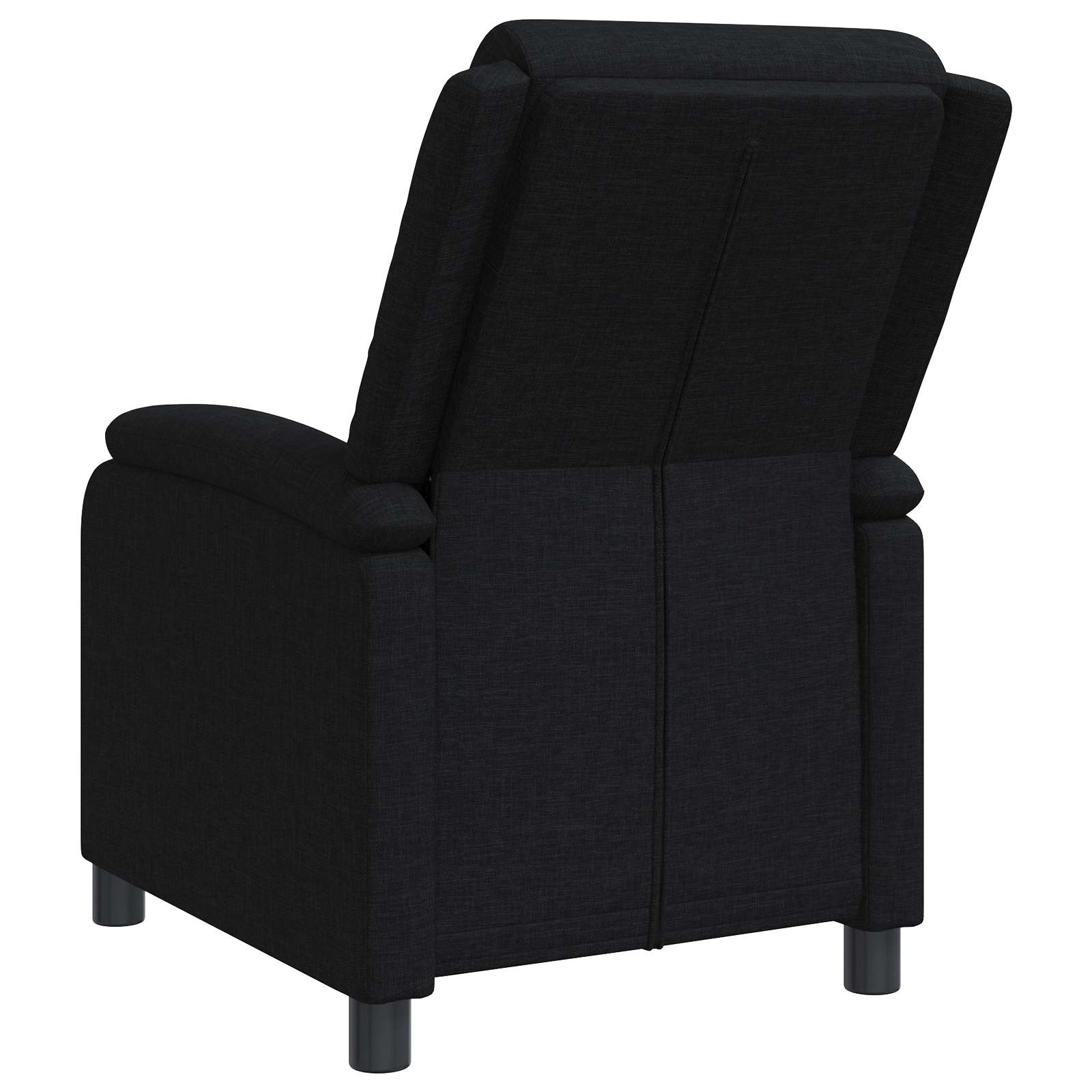 Liegesessel Schwarz Stoff