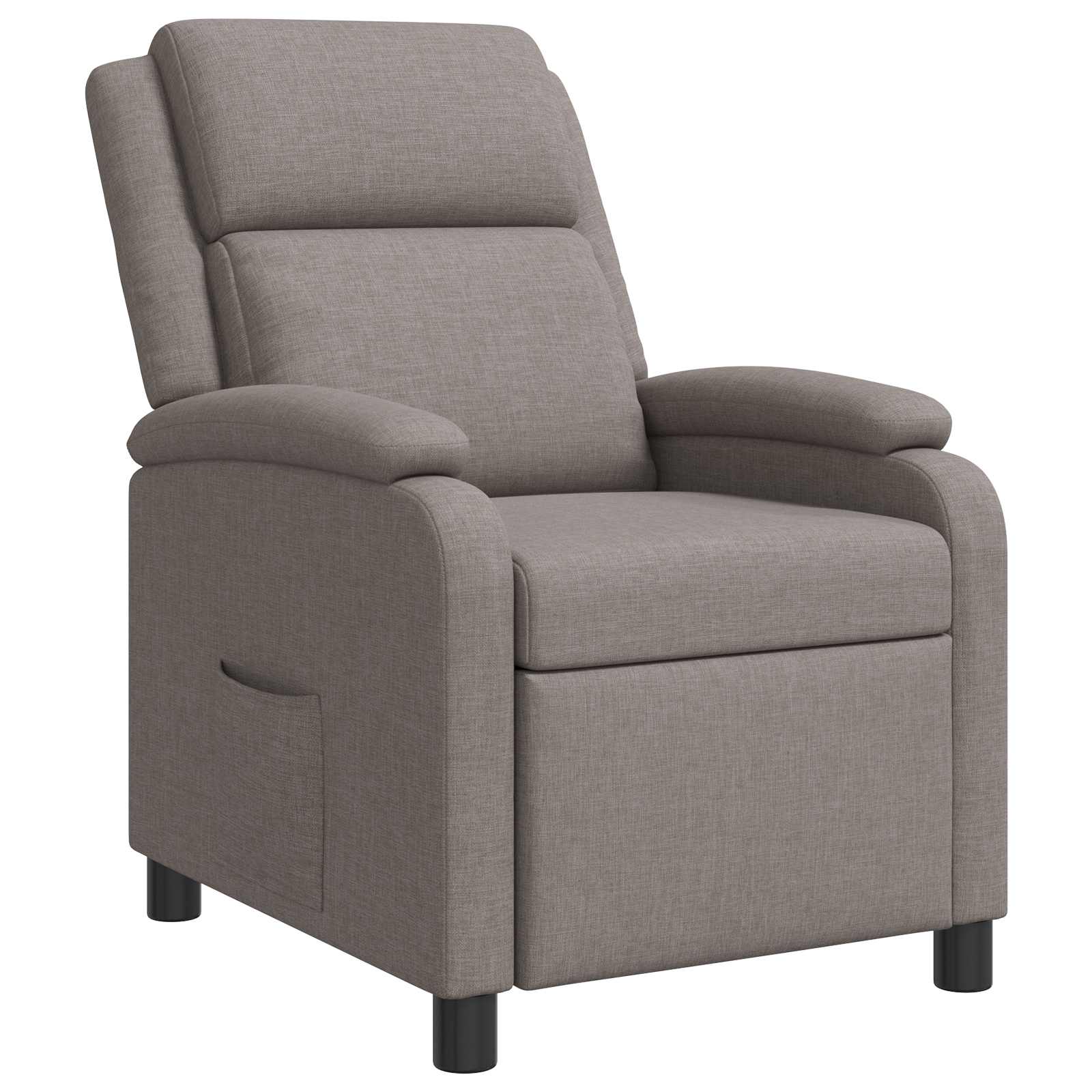 Liegesessel Taupe Stoff