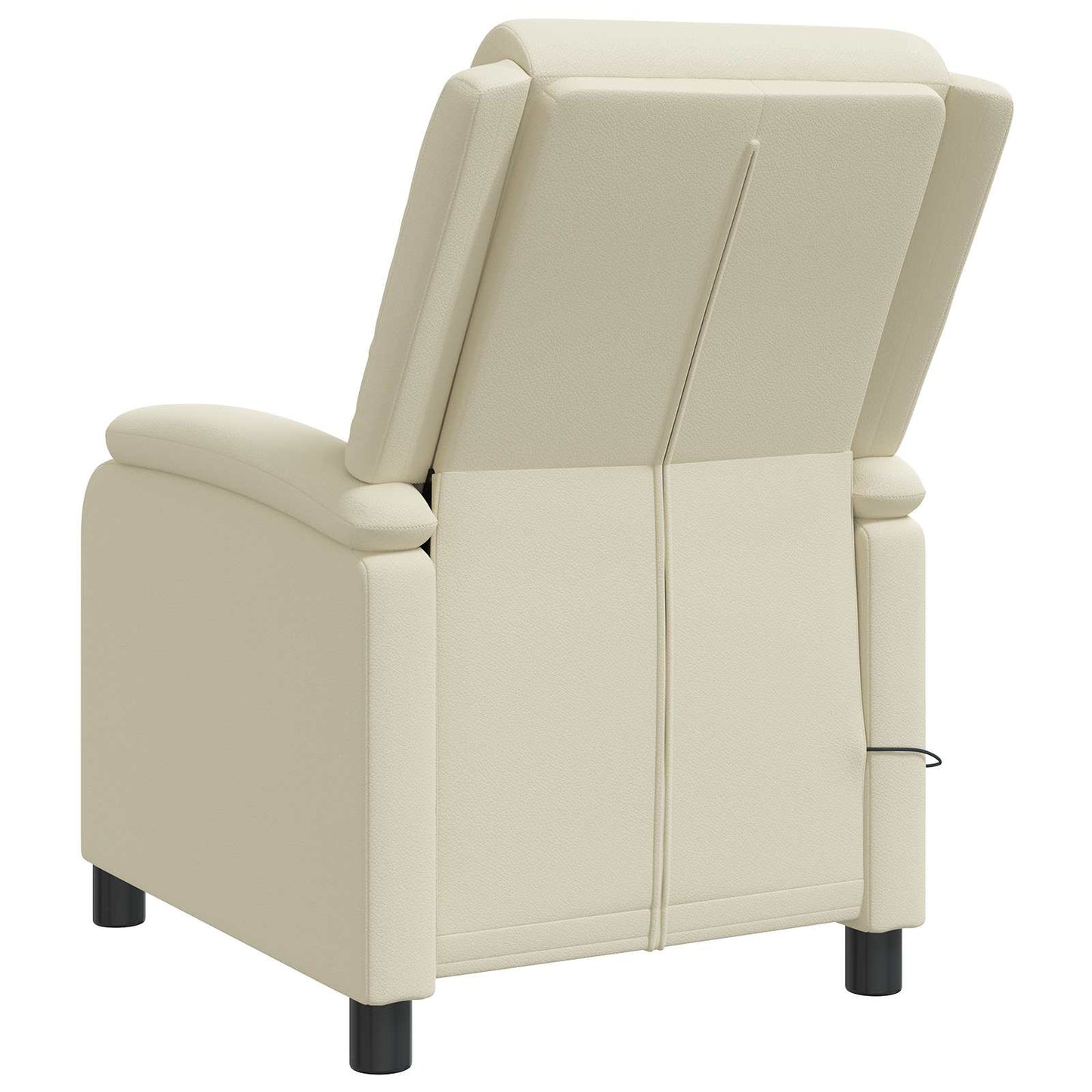Massage Relaxsessel Creme Kunstleder