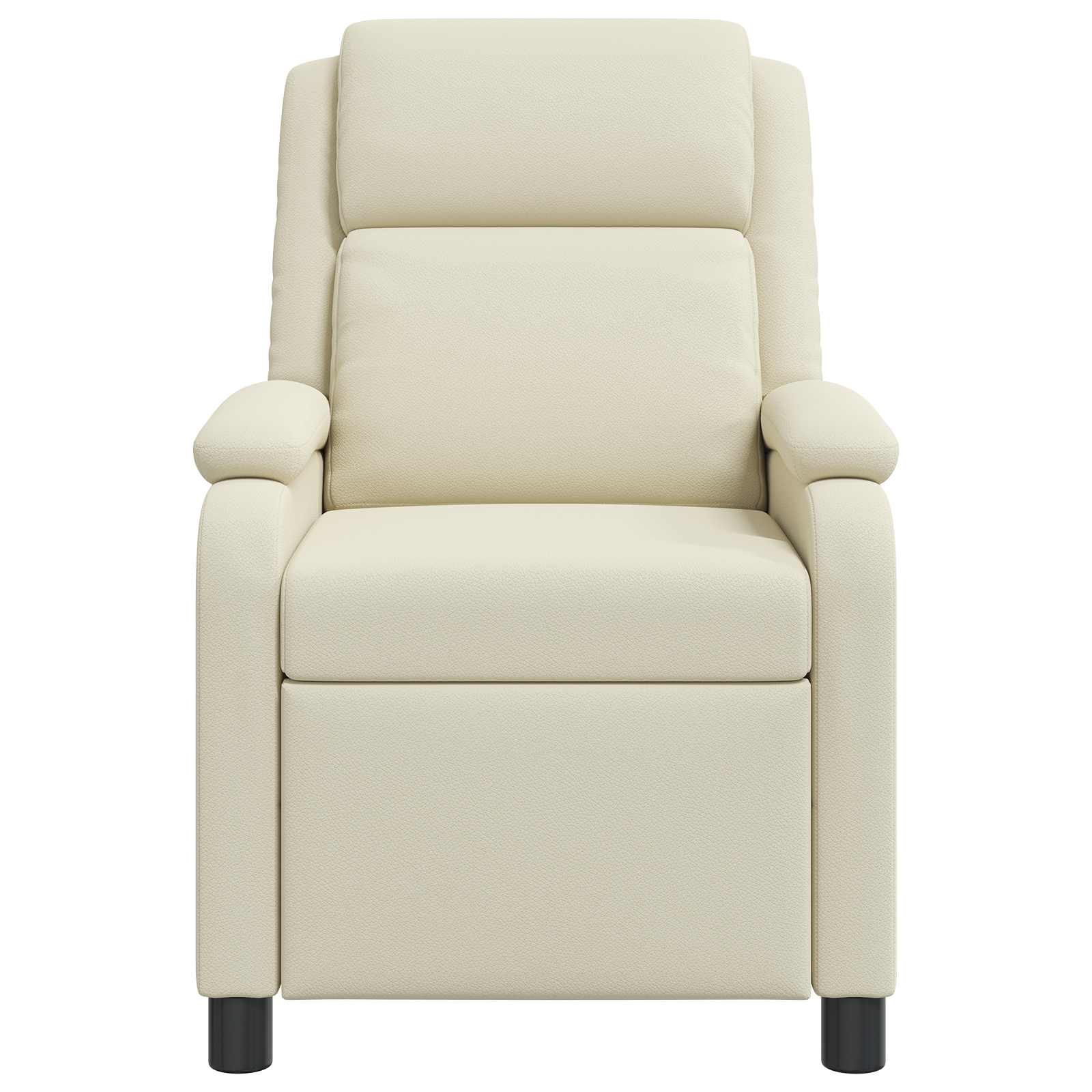 Massage Relaxsessel Creme Kunstleder