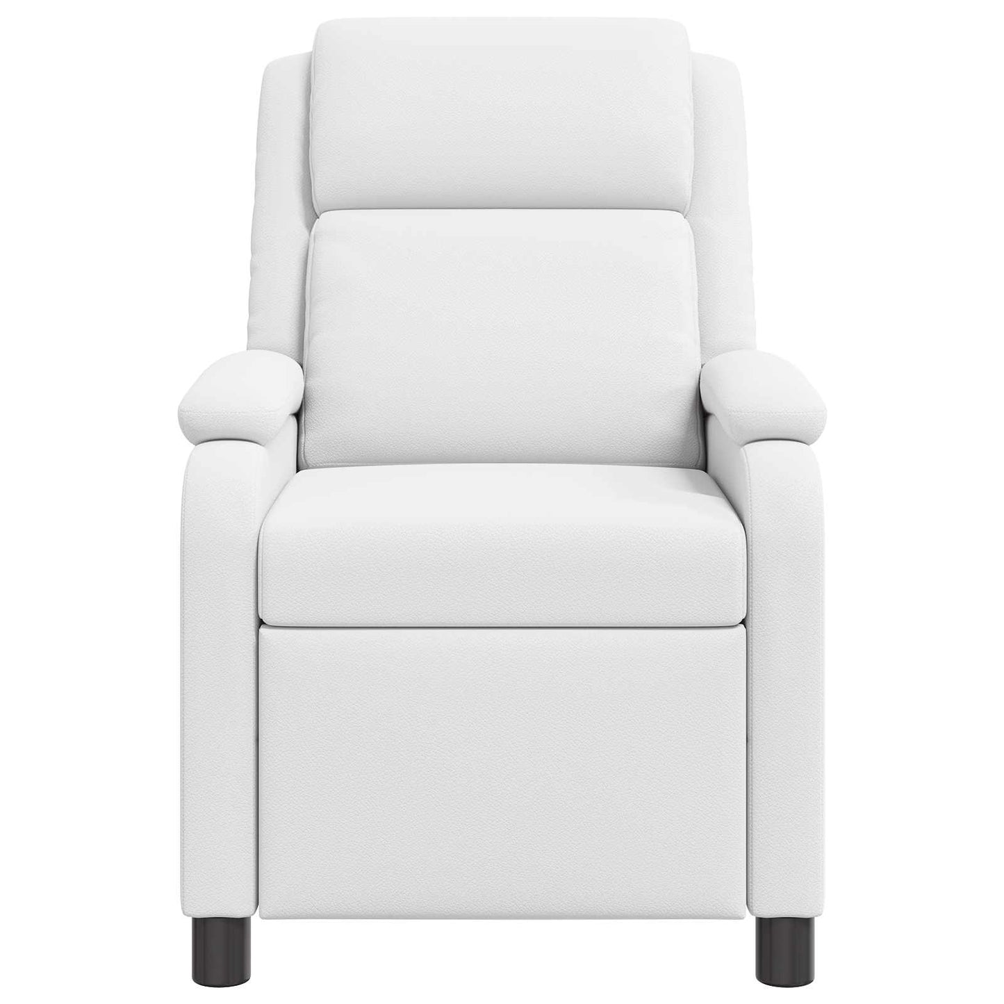 Massage Relaxsessel Weiß Kunstleder