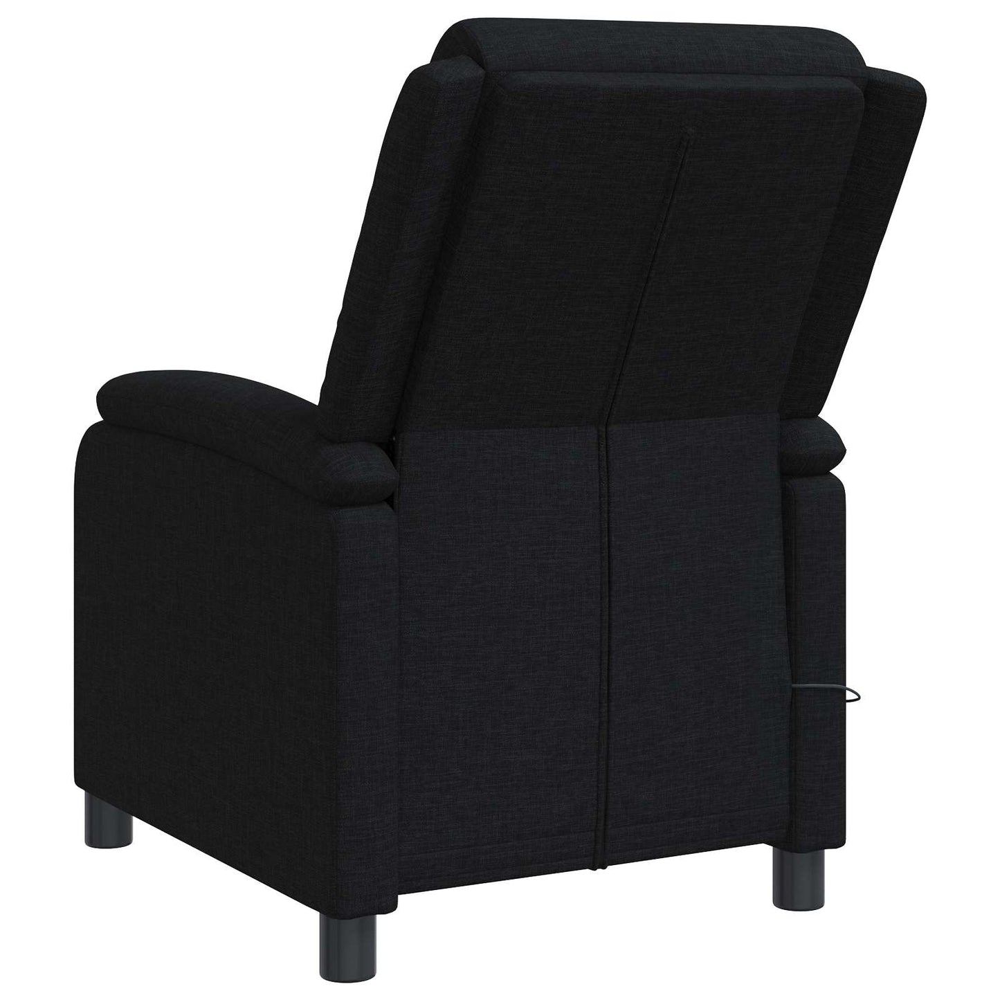 Massage Relaxsessel Schwarz Stoff