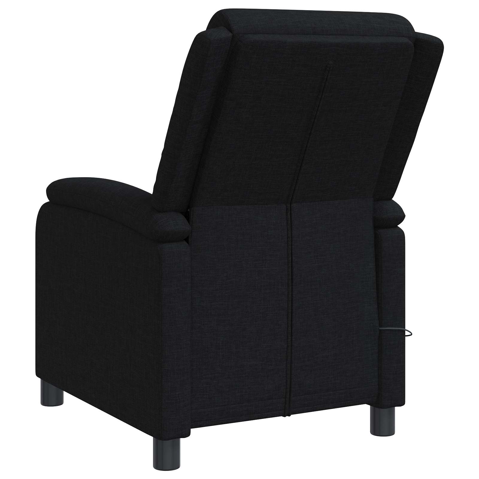 Massage Relaxsessel Schwarz Stoff