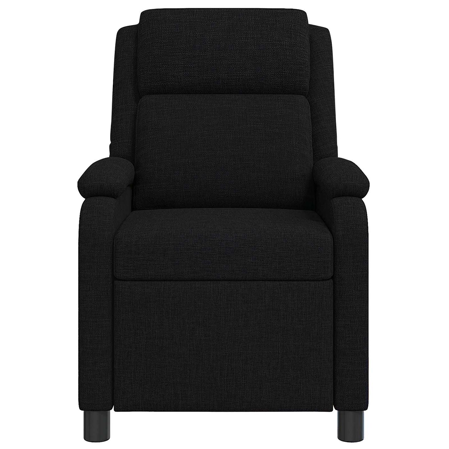 Massage Relaxsessel Schwarz Stoff