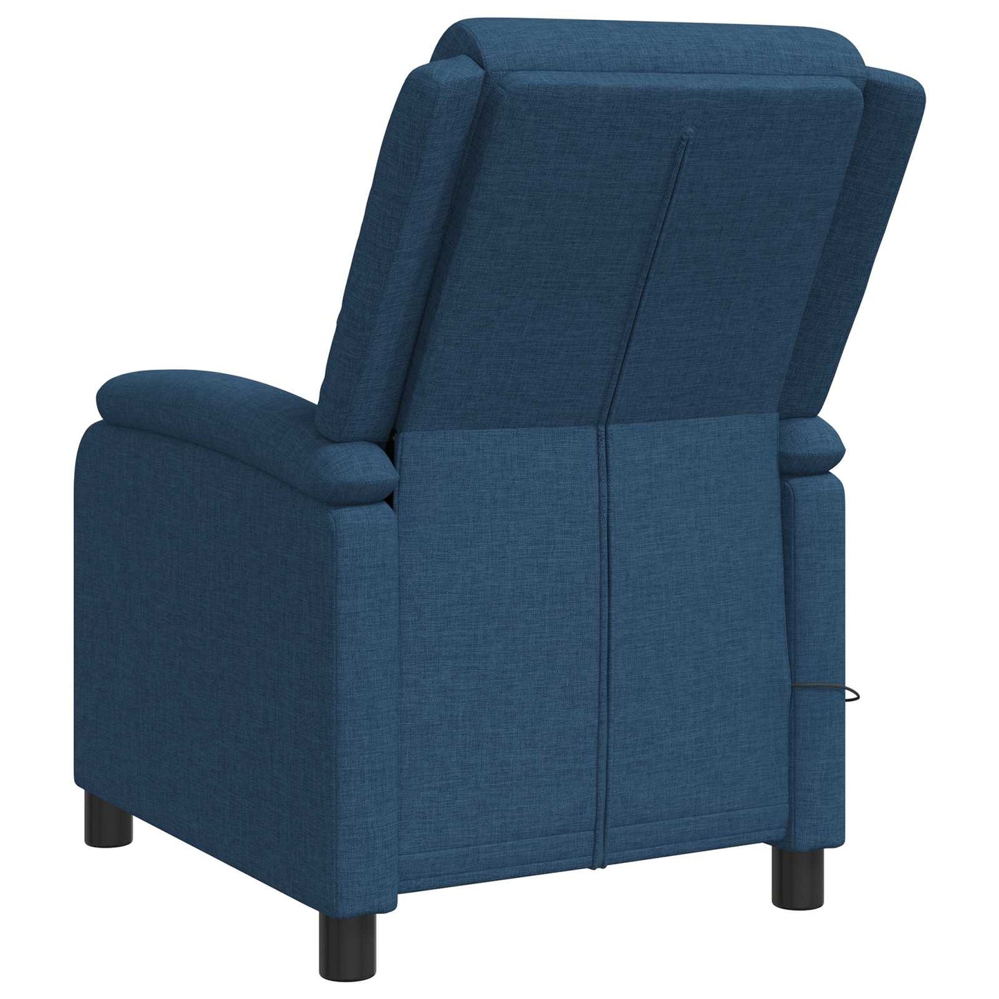 Massage Relaxsessel Blau Stoff
