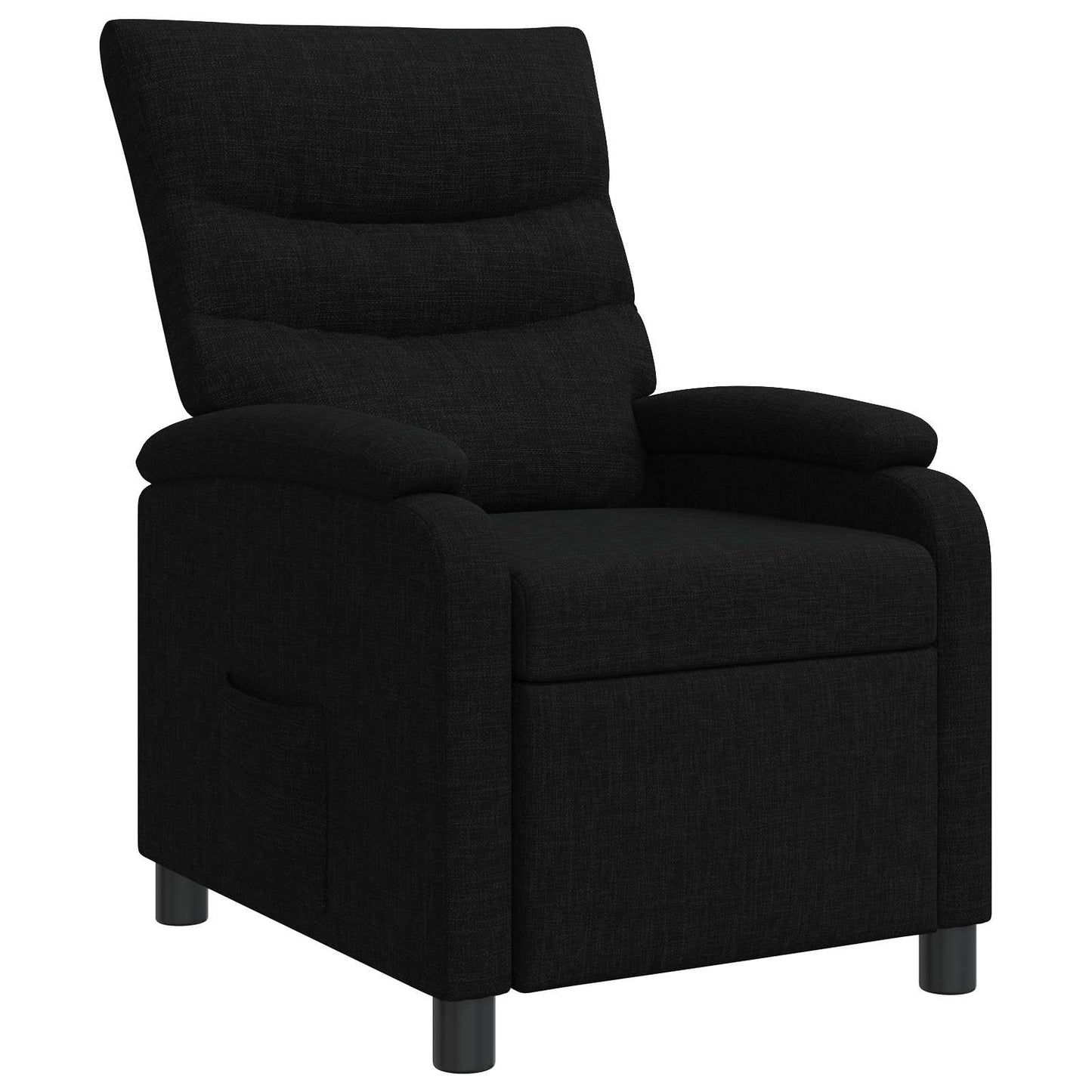 Liegesessel Schwarz Stoff