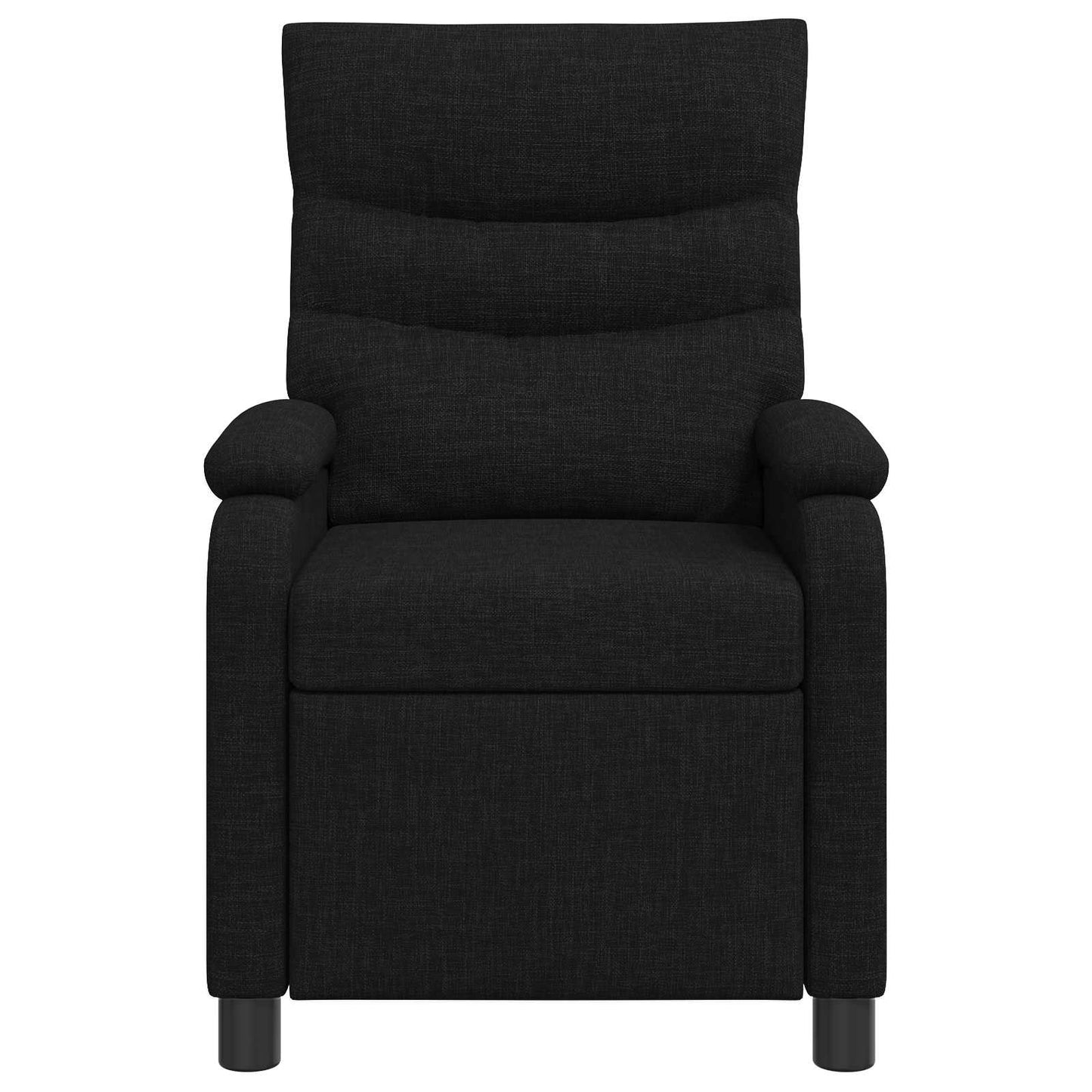 Liegesessel Schwarz Stoff