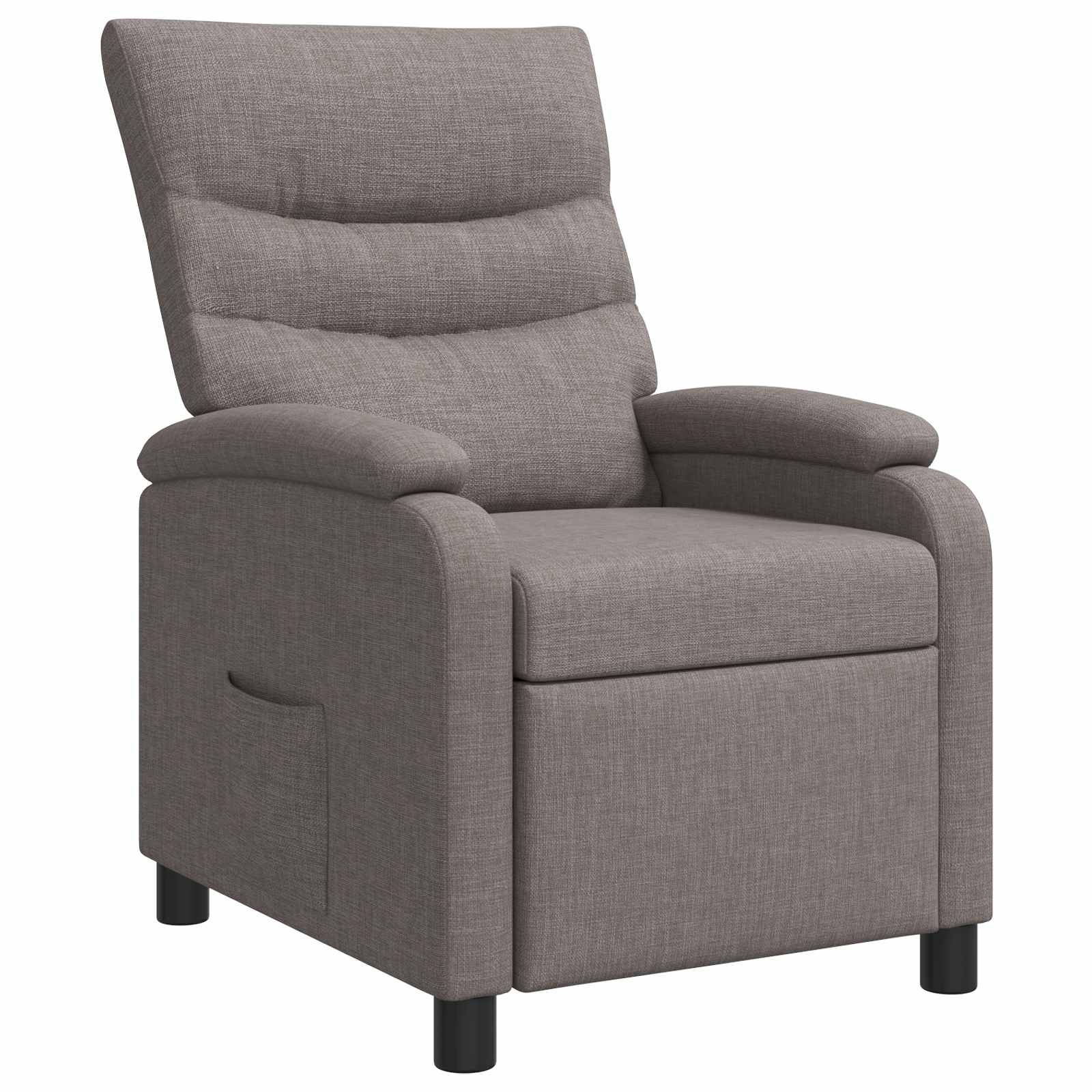 Liegesessel Taupe Stoff