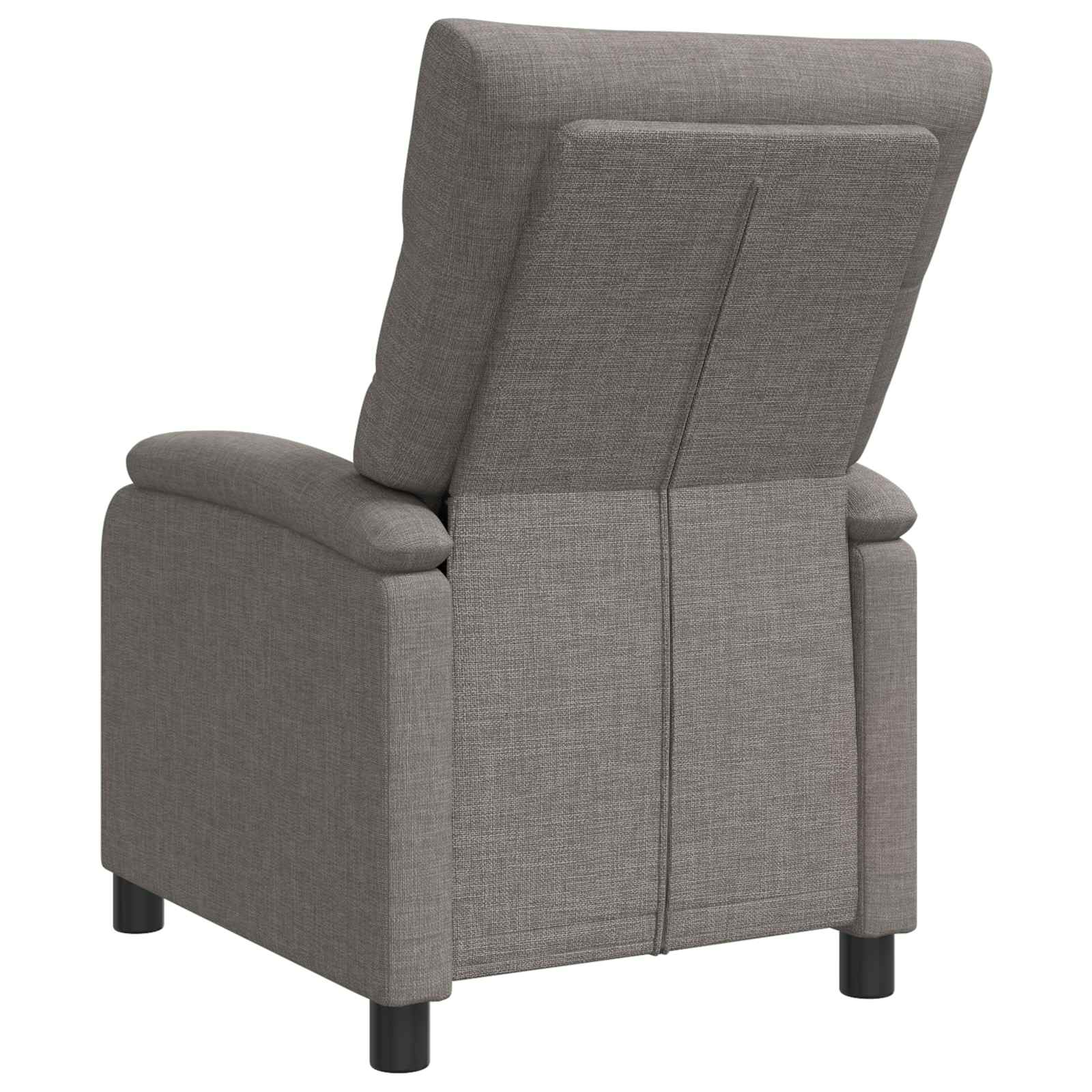 Liegesessel Taupe Stoff