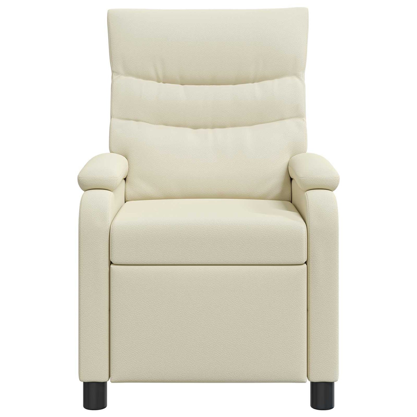 Massage Relaxsessel Creme Kunstleder