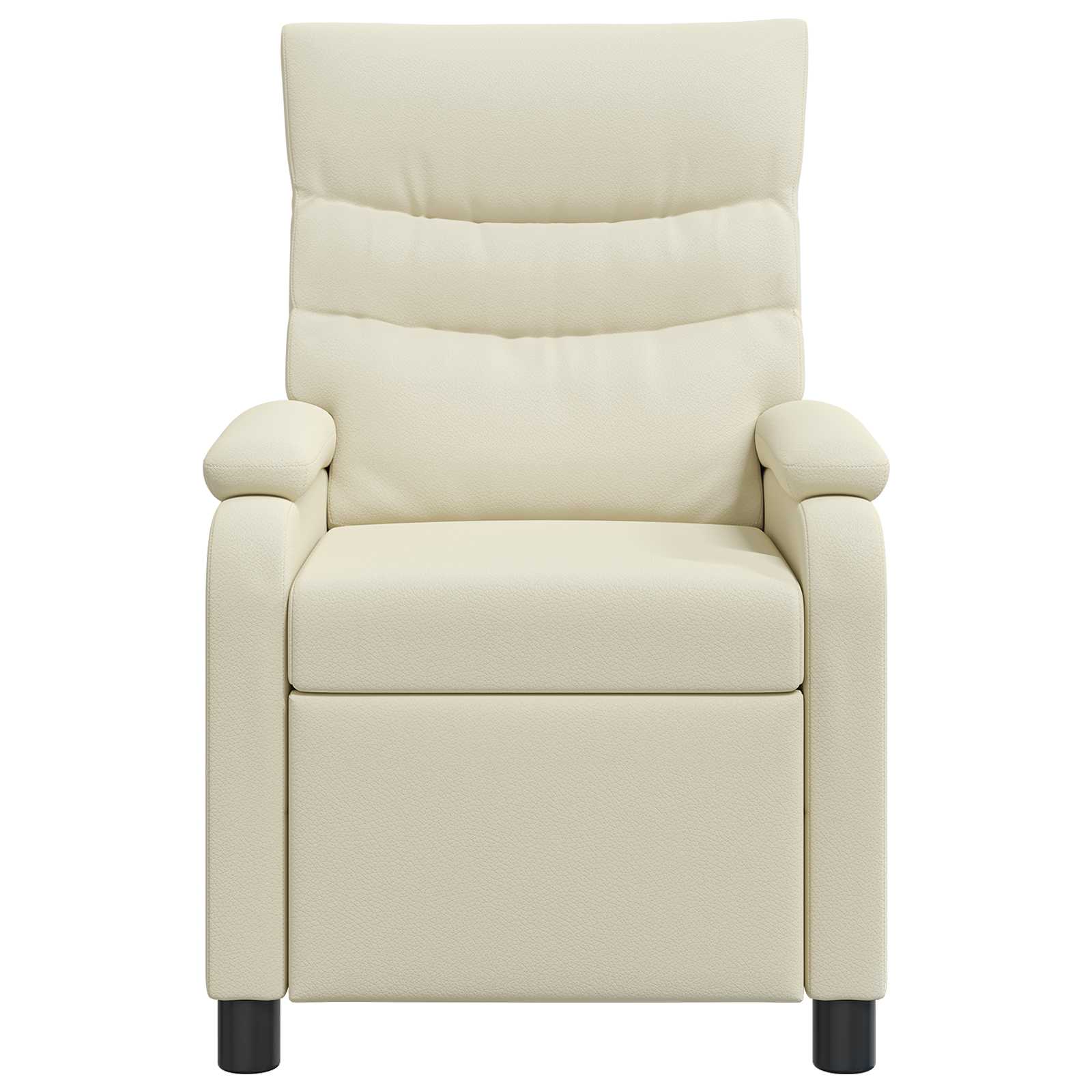 Massage Relaxsessel Creme Kunstleder