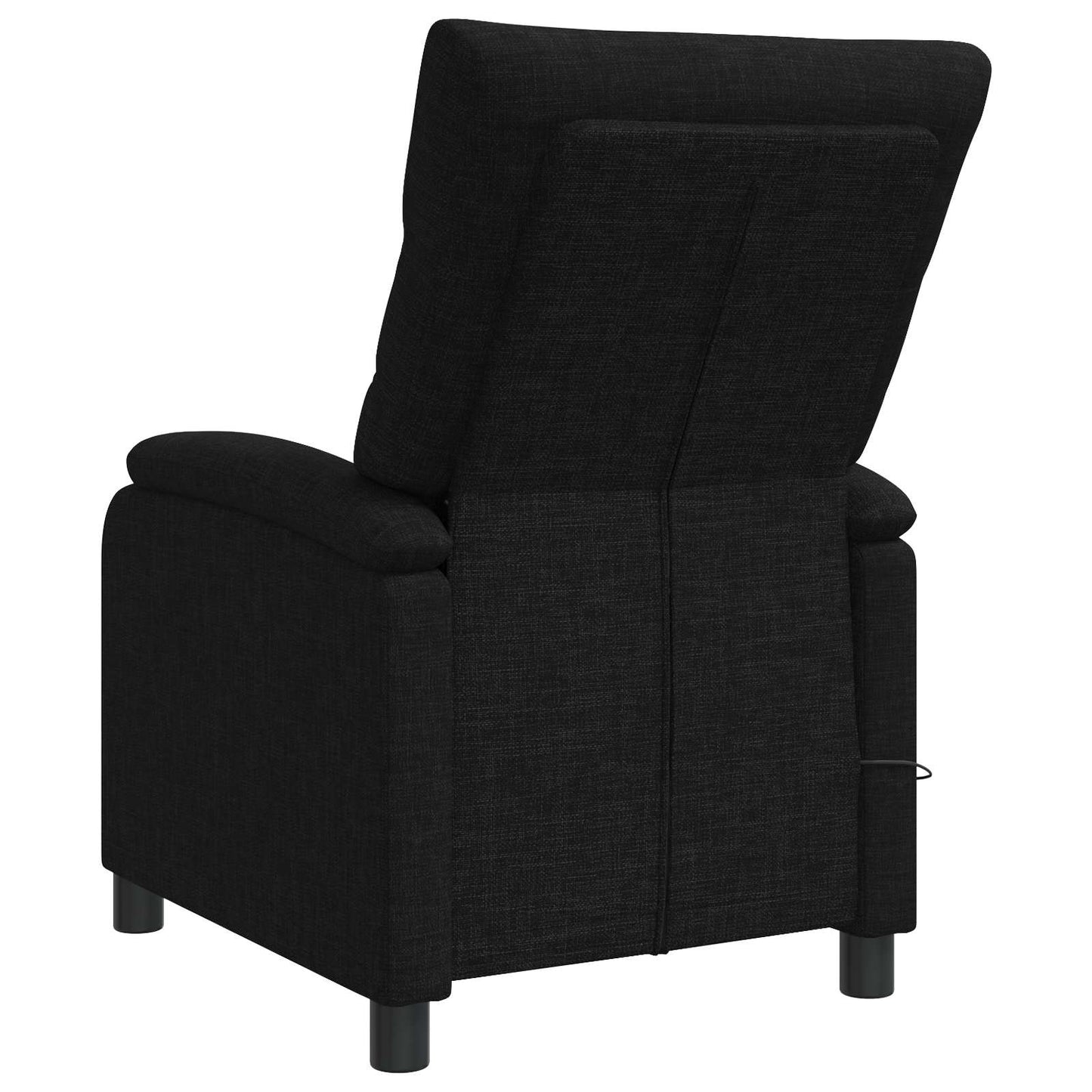 Massage Relaxsessel Schwarz Stoff
