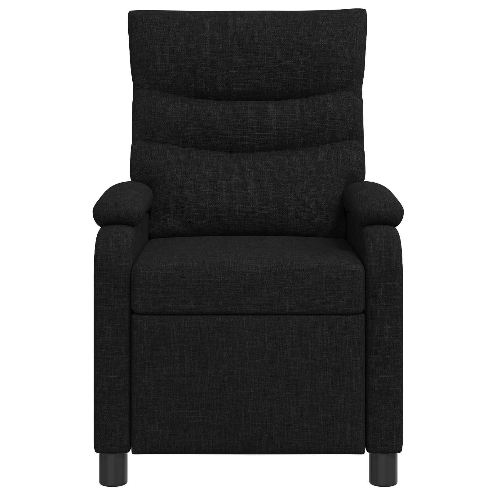Massage Relaxsessel Schwarz Stoff