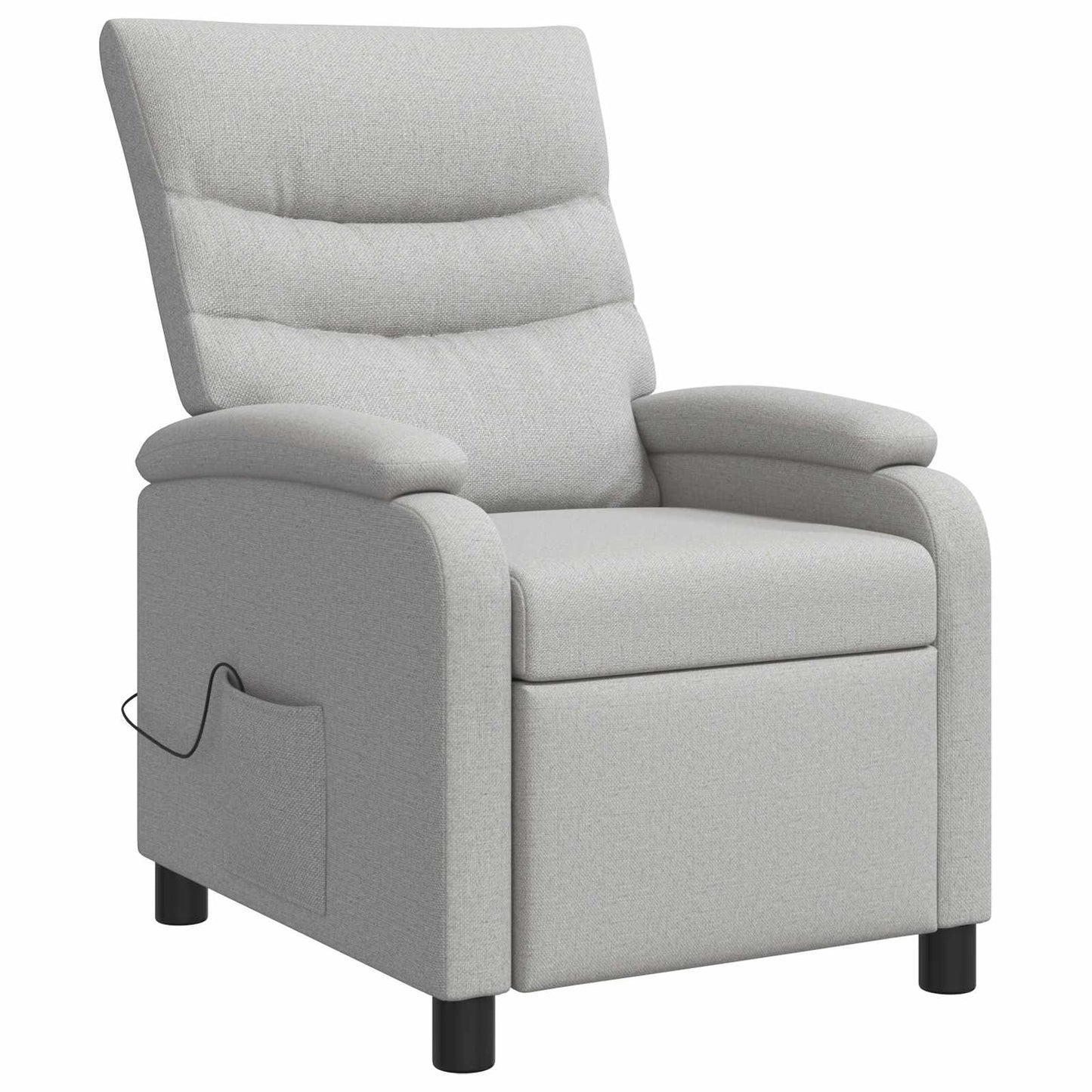 Massage Relaxsessel Wolkengrau Stoff