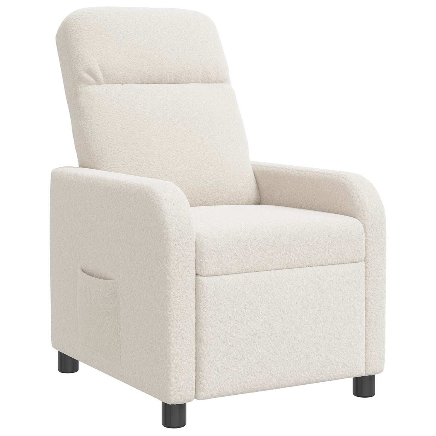 Liegesessel Creme Bouclé