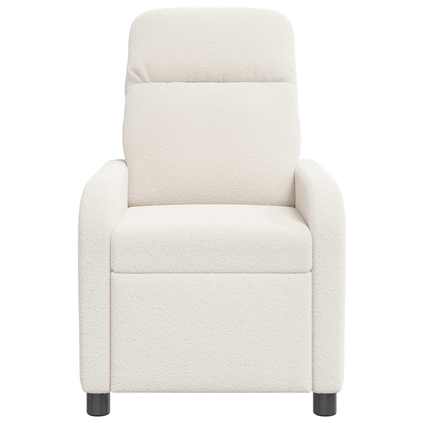Liegesessel Creme Bouclé
