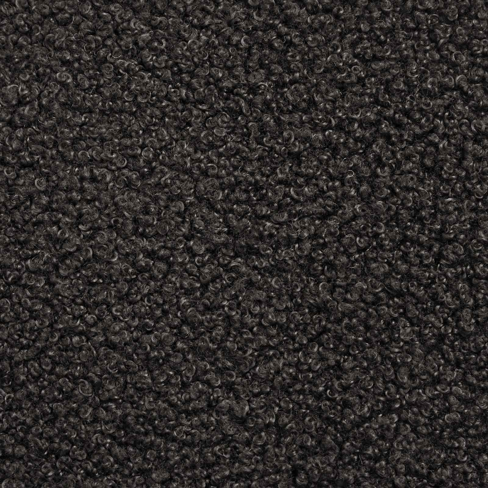 Liegesessel Schwarz Bouclé
