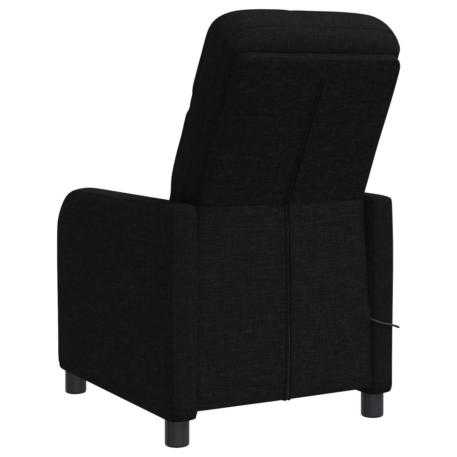 Massage Relaxsessel Schwarz Stoff