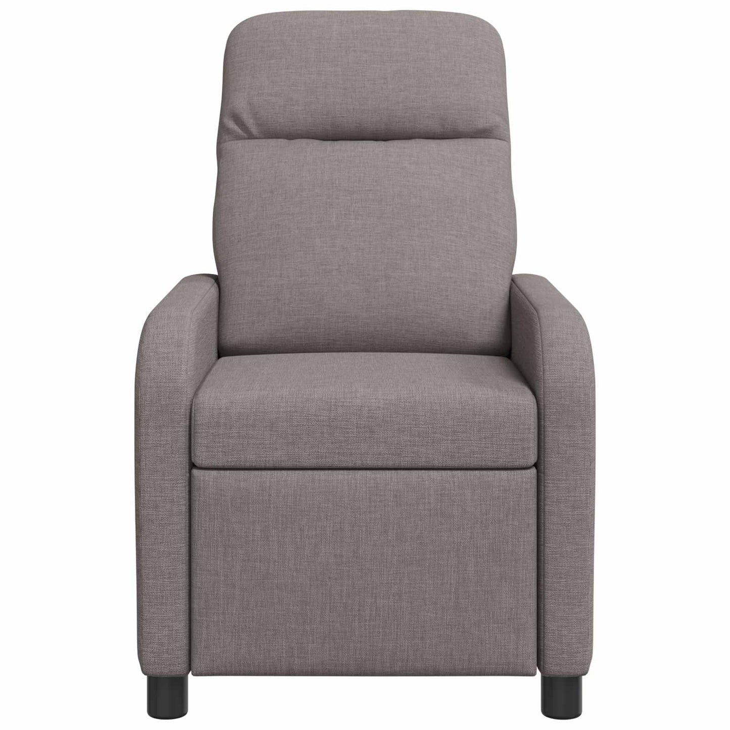 Massage Relaxsessel Taupe Stoff