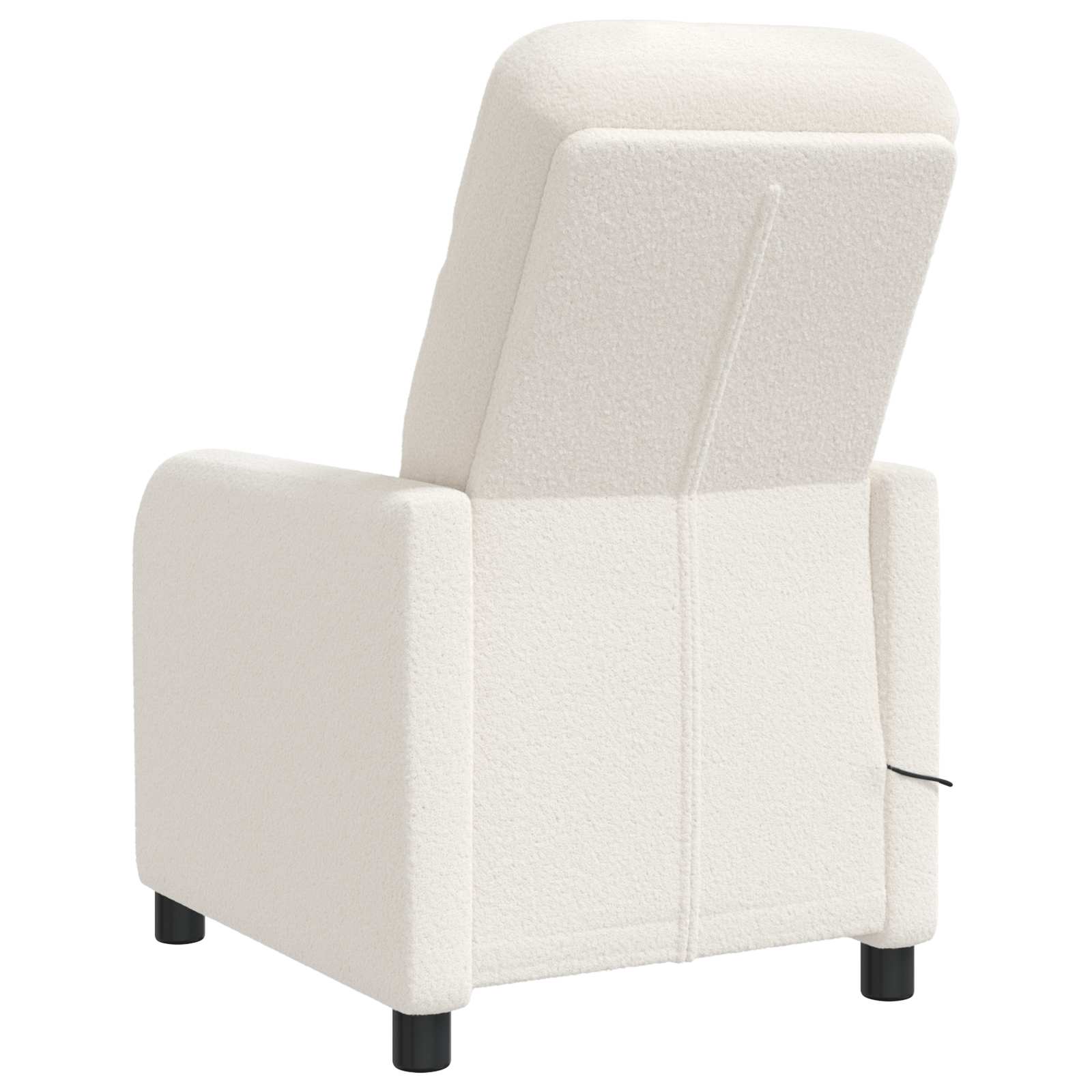 Massage Relaxsessel Creme Bouclé