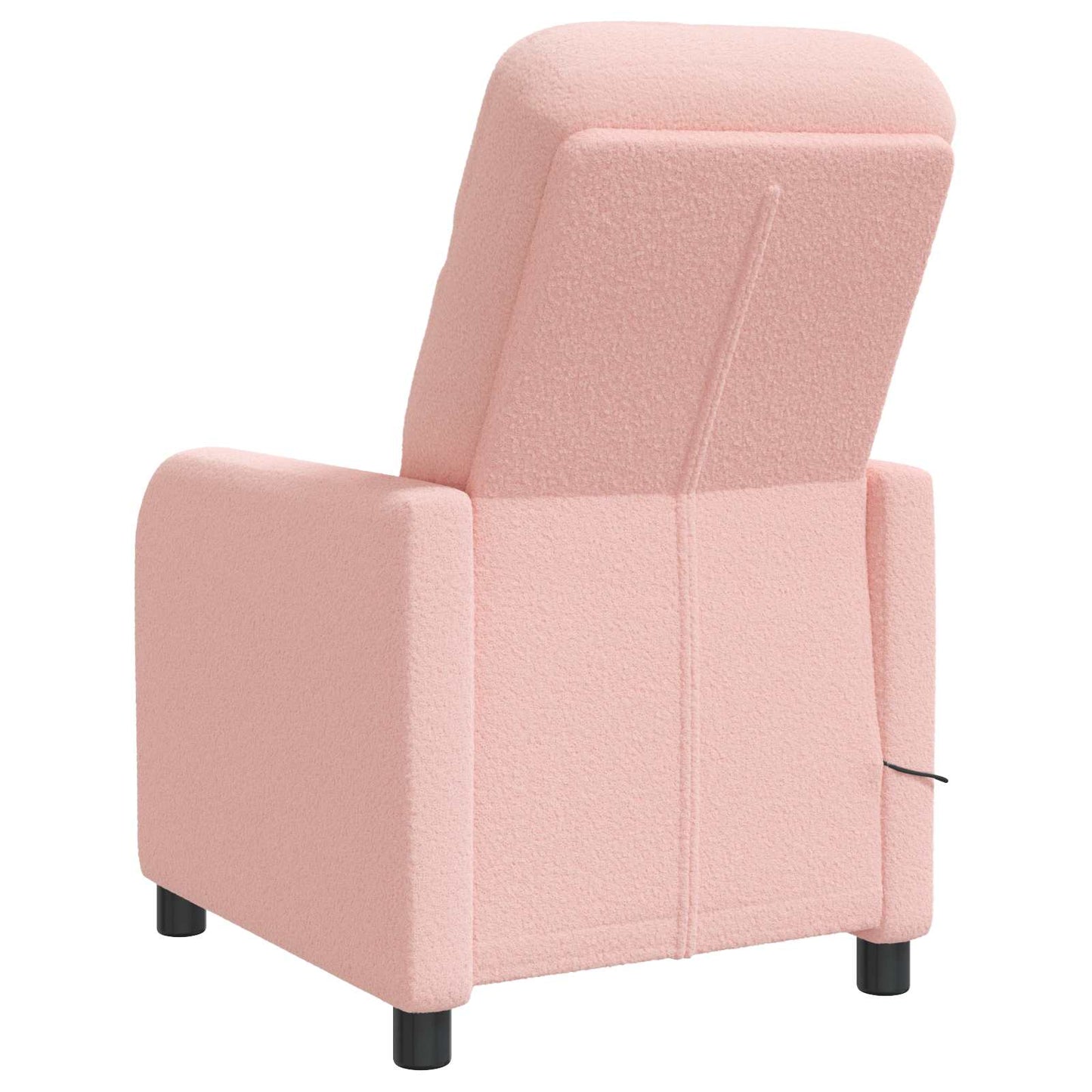 Massage Relaxsessel Rosa Bouclé