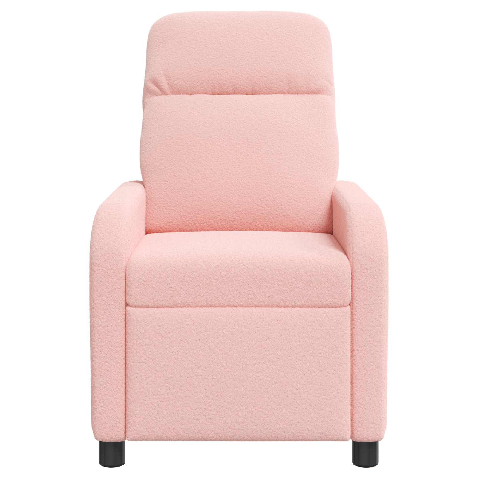 Massage Relaxsessel Rosa Bouclé