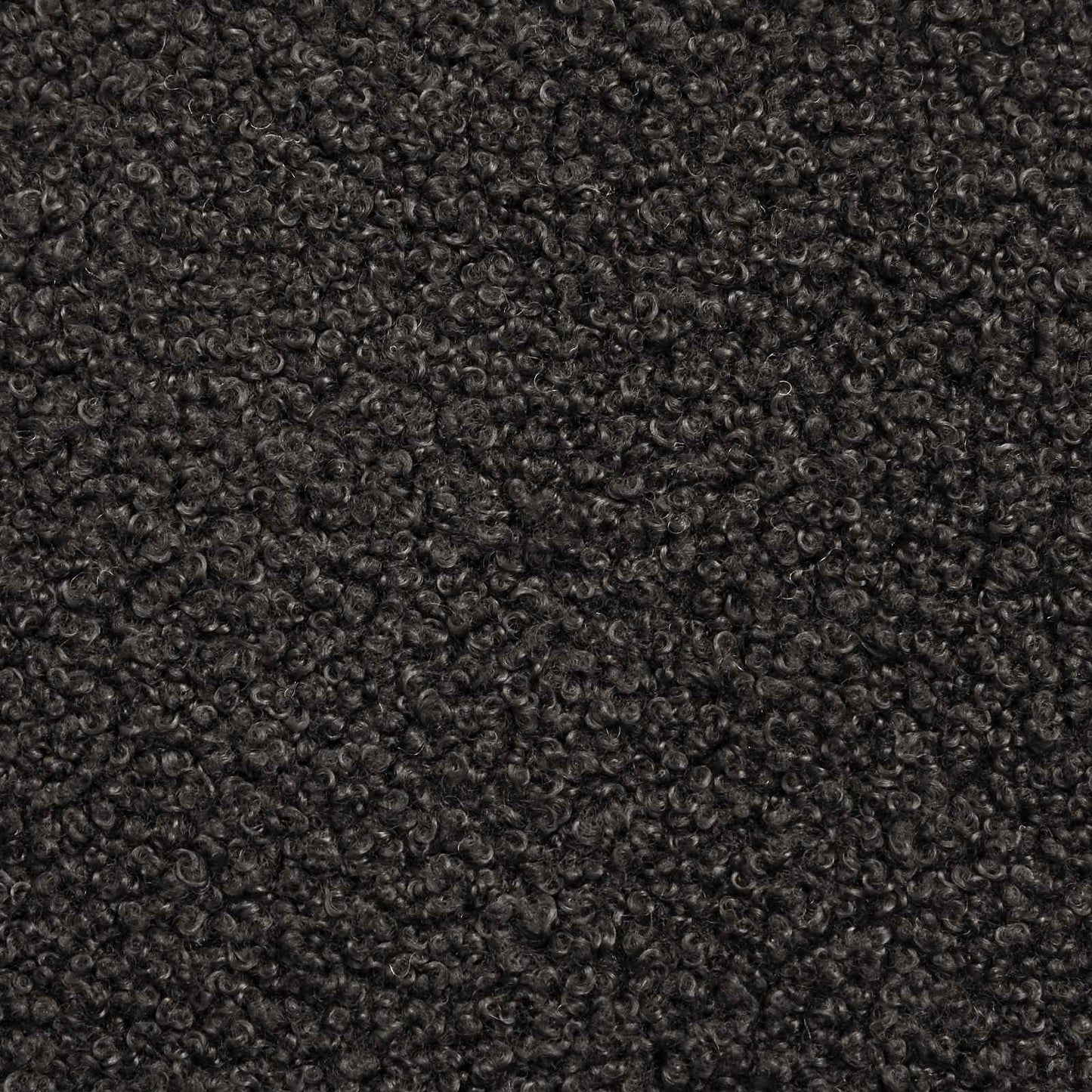 Massage Relaxsessel Schwarz Bouclé