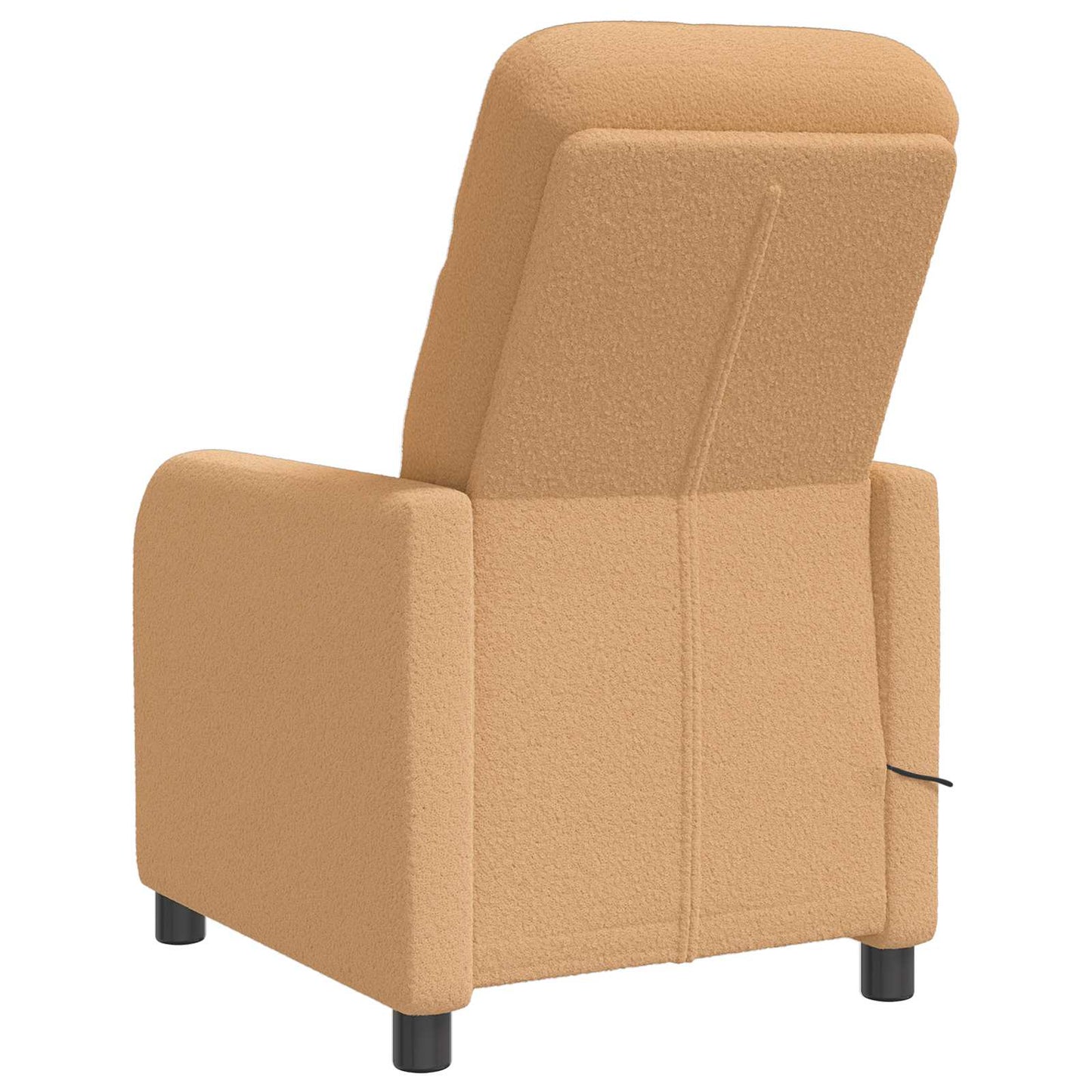Massage Relaxsessel Beige Bouclé
