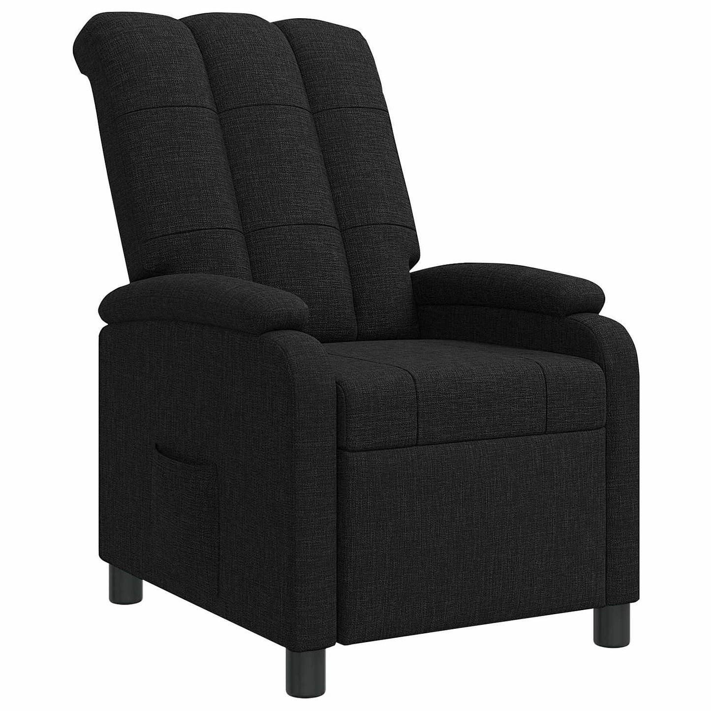 Liegesessel Schwarz Stoff