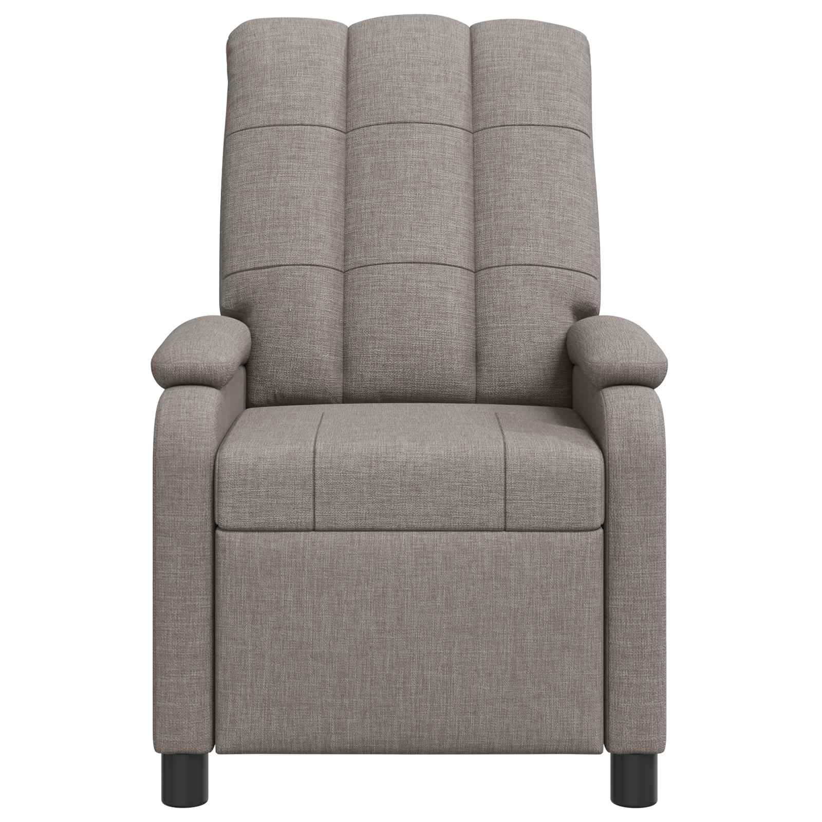 Liegesessel Taupe Stoff