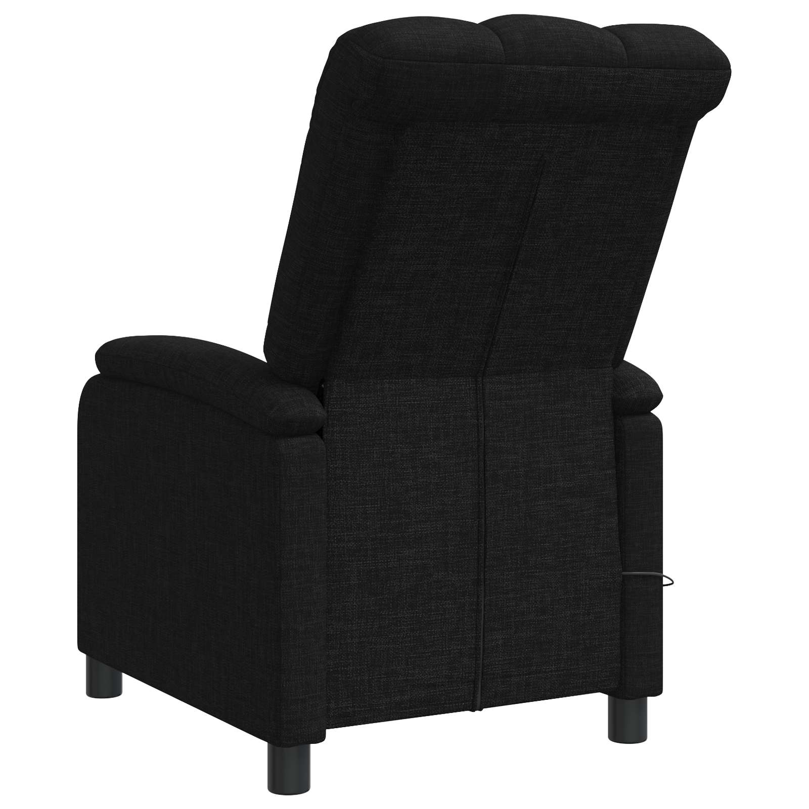 Massage Relaxsessel Schwarz Stoff