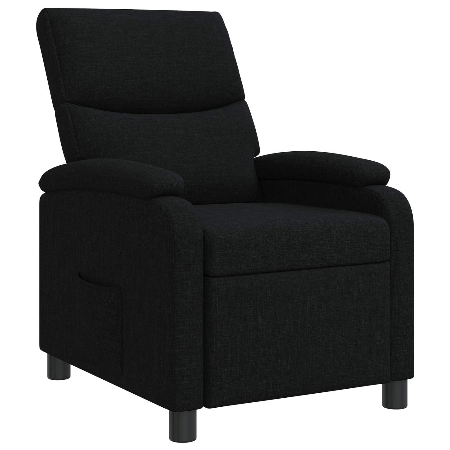 Liegesessel Schwarz Stoff