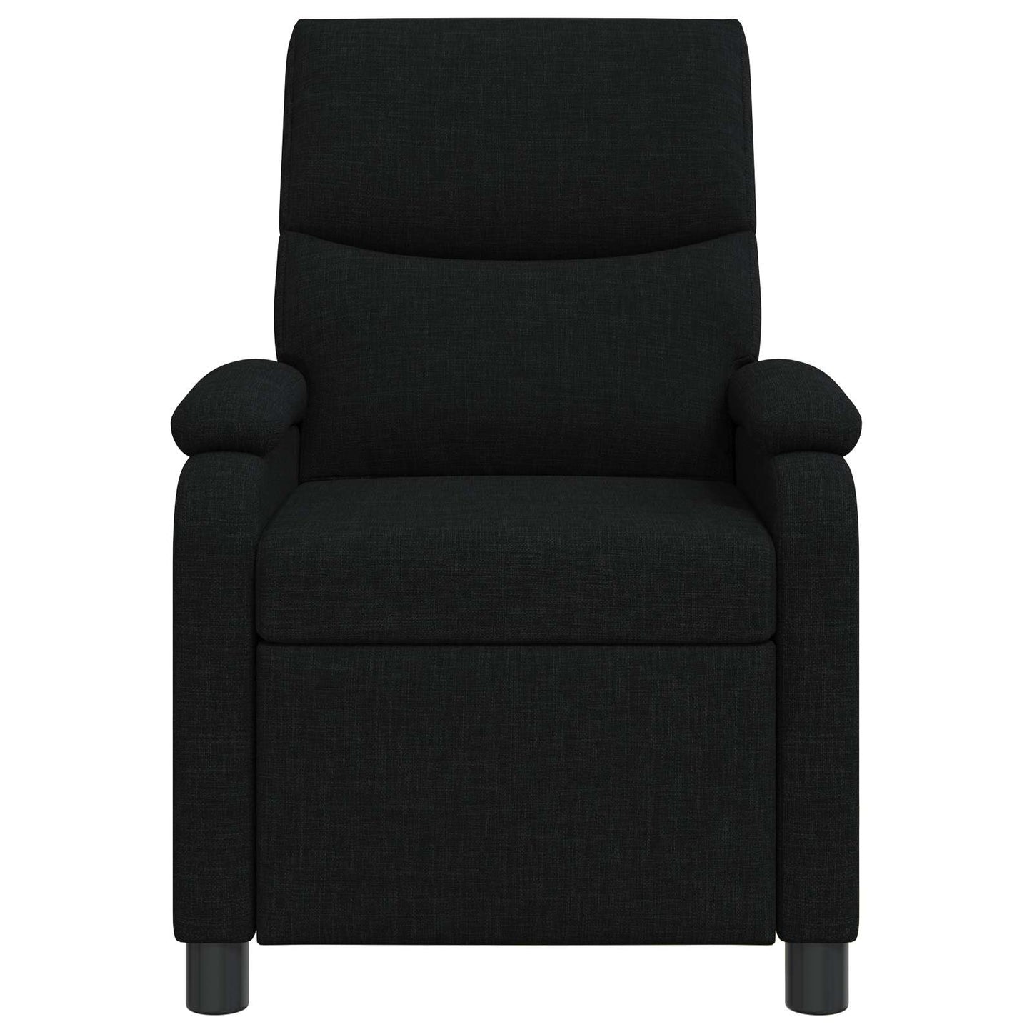 Liegesessel Schwarz Stoff