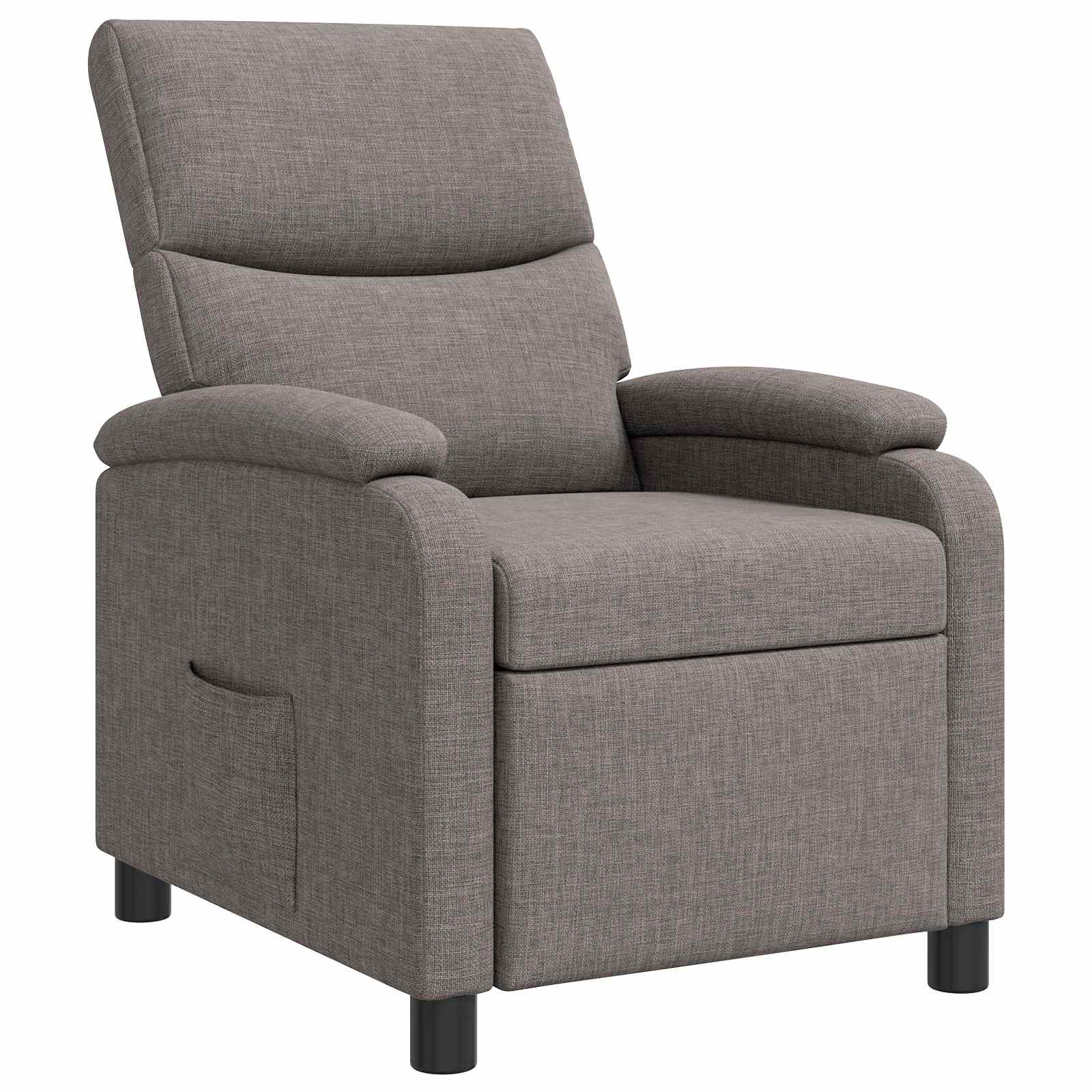 Liegesessel Taupe Stoff