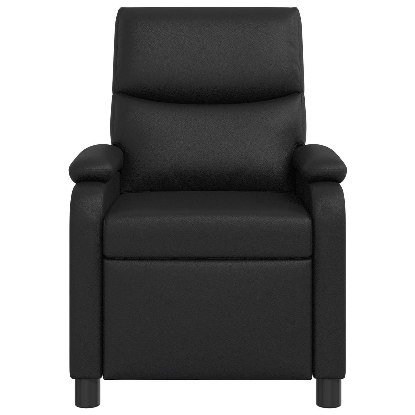Massage Relaxsessel Schwarz Kunstleder